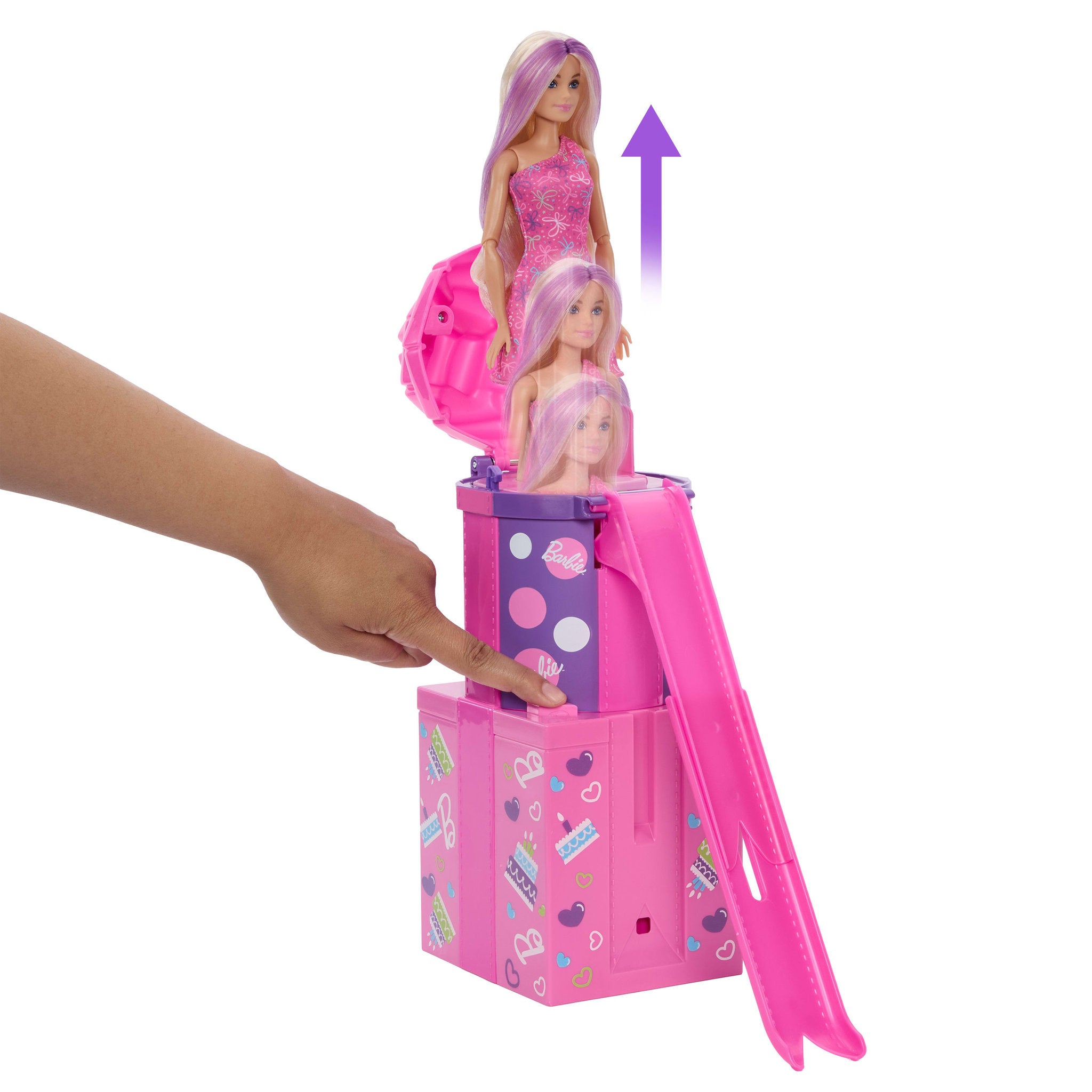 Barbie Reveal Party Unboxed Birthday Surprise & Slide - Toyworld Australia
