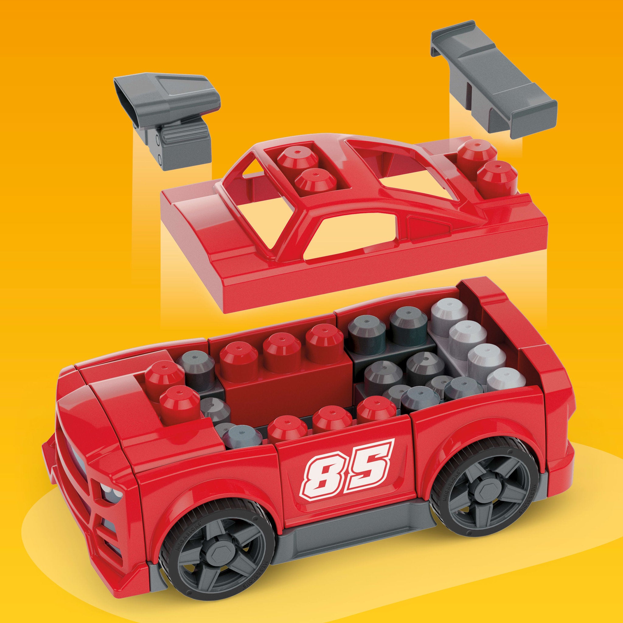 MEGA Bloks Build & Go Race Car