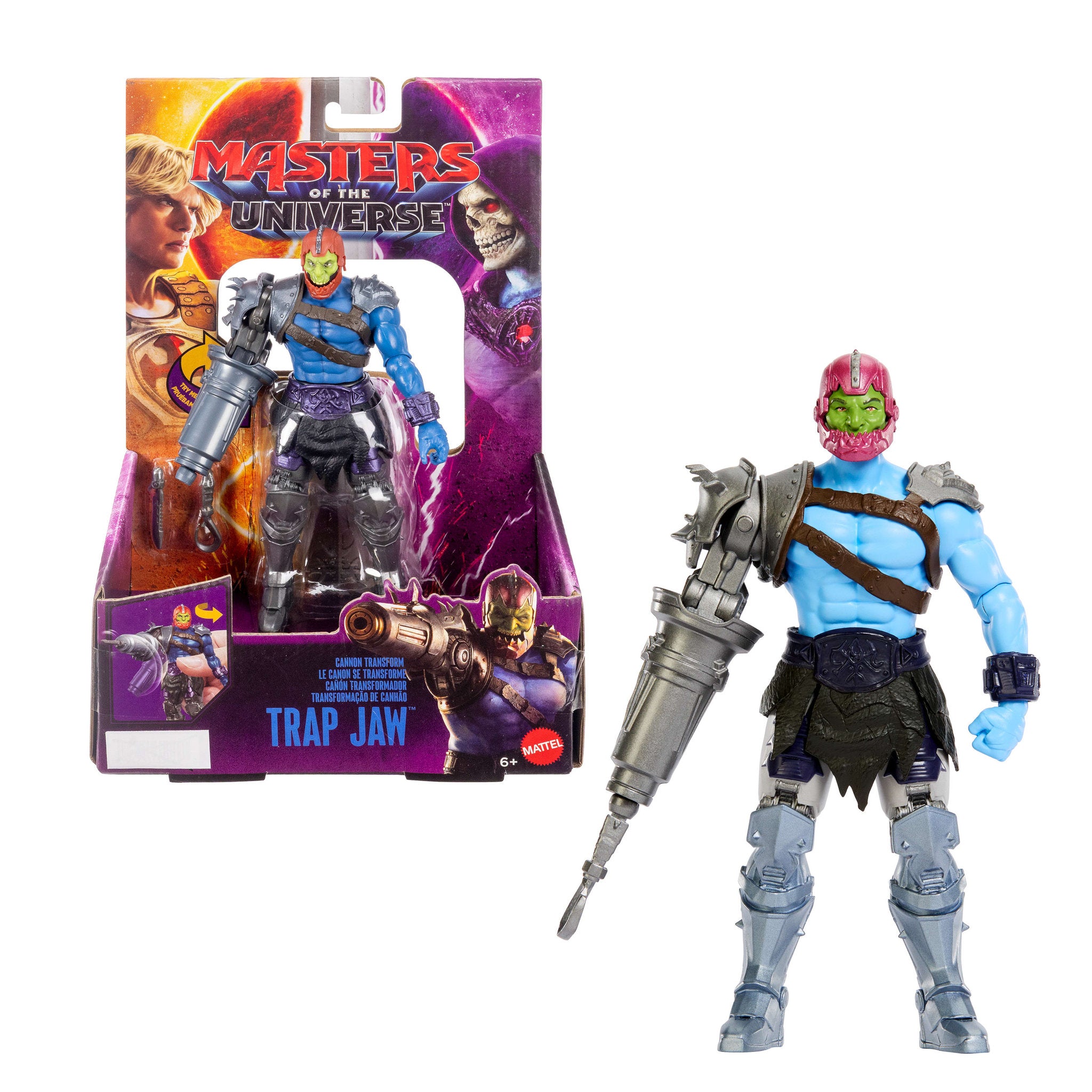 Masters of the Universe Cannon Transform Feature Figure - Trap Jaw
