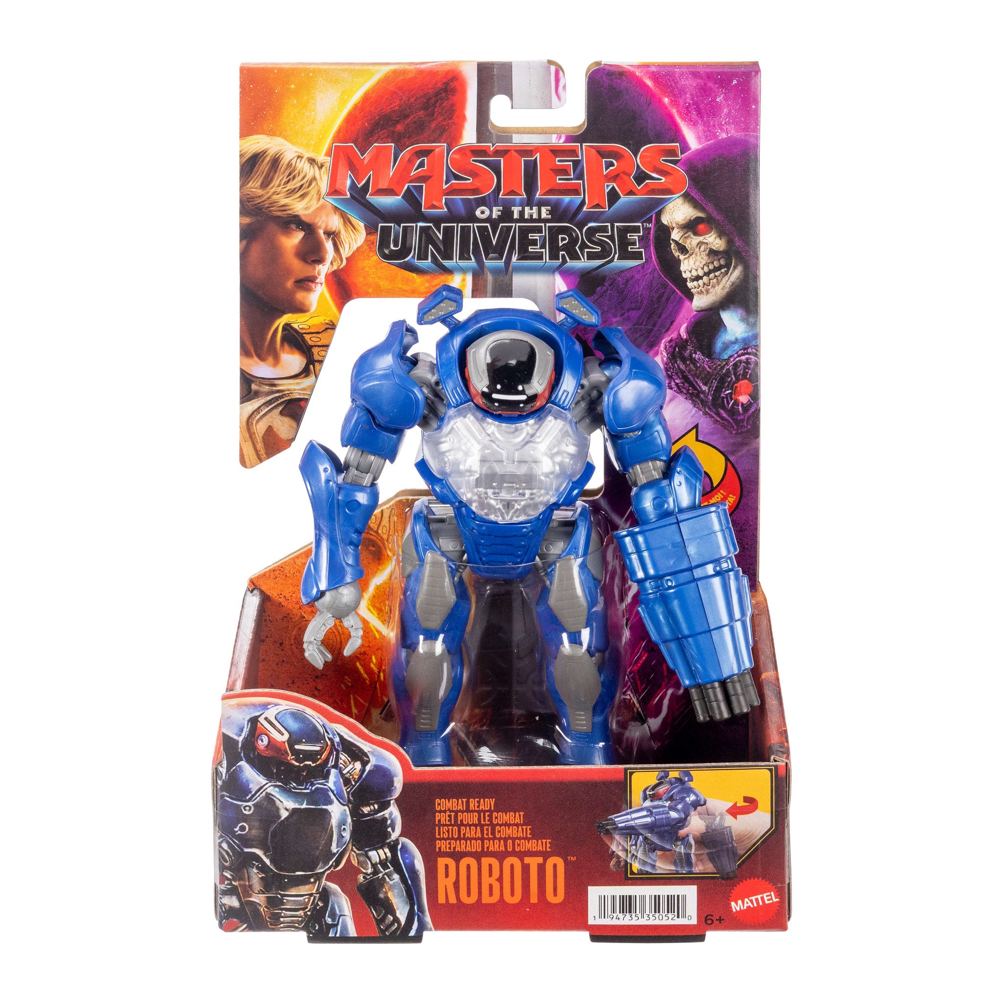 Masters of the Universe Combat Ready 5.5 Inch Action Figure - Roboto
