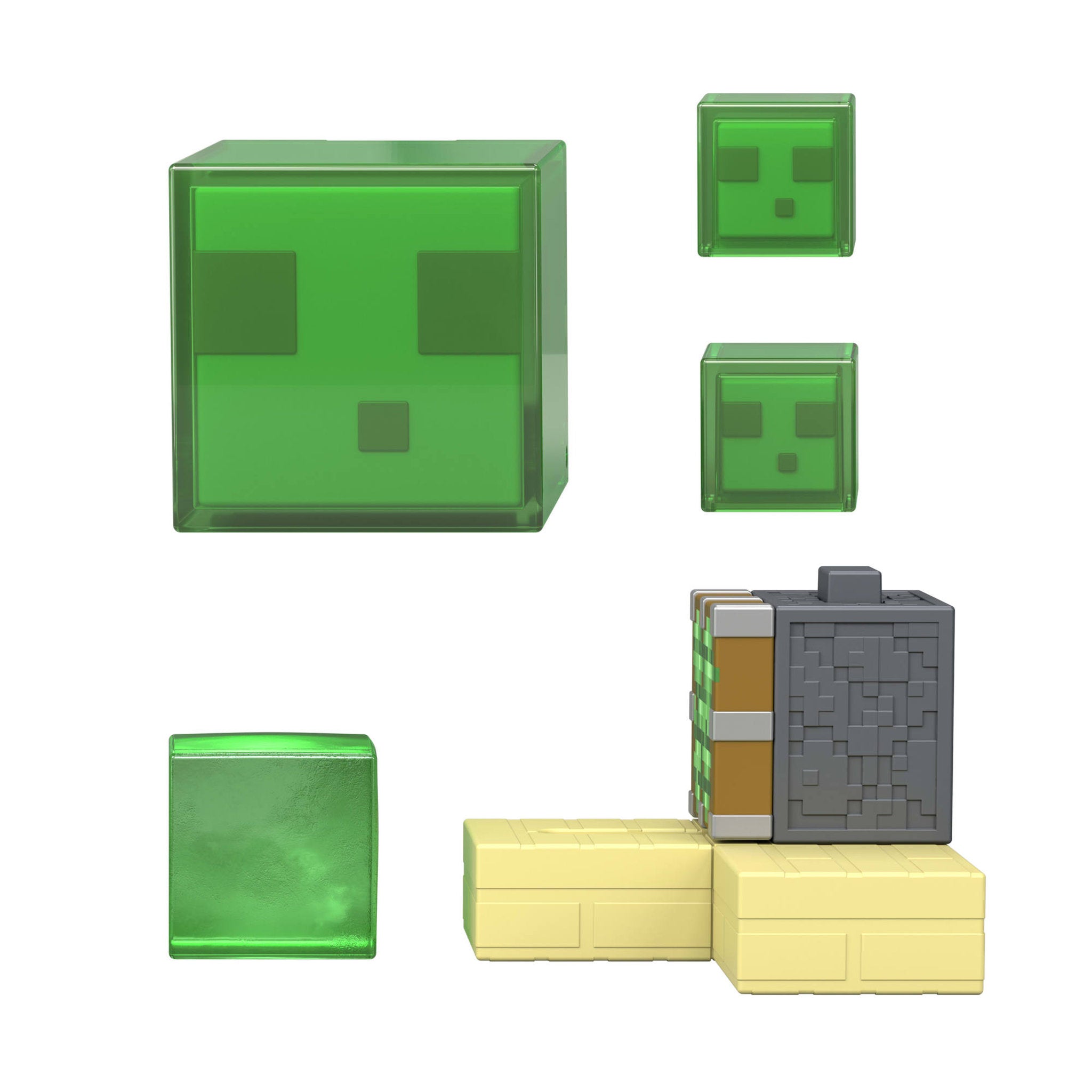 Minecraft Redstone Charged Sticky Piston Trap Figure