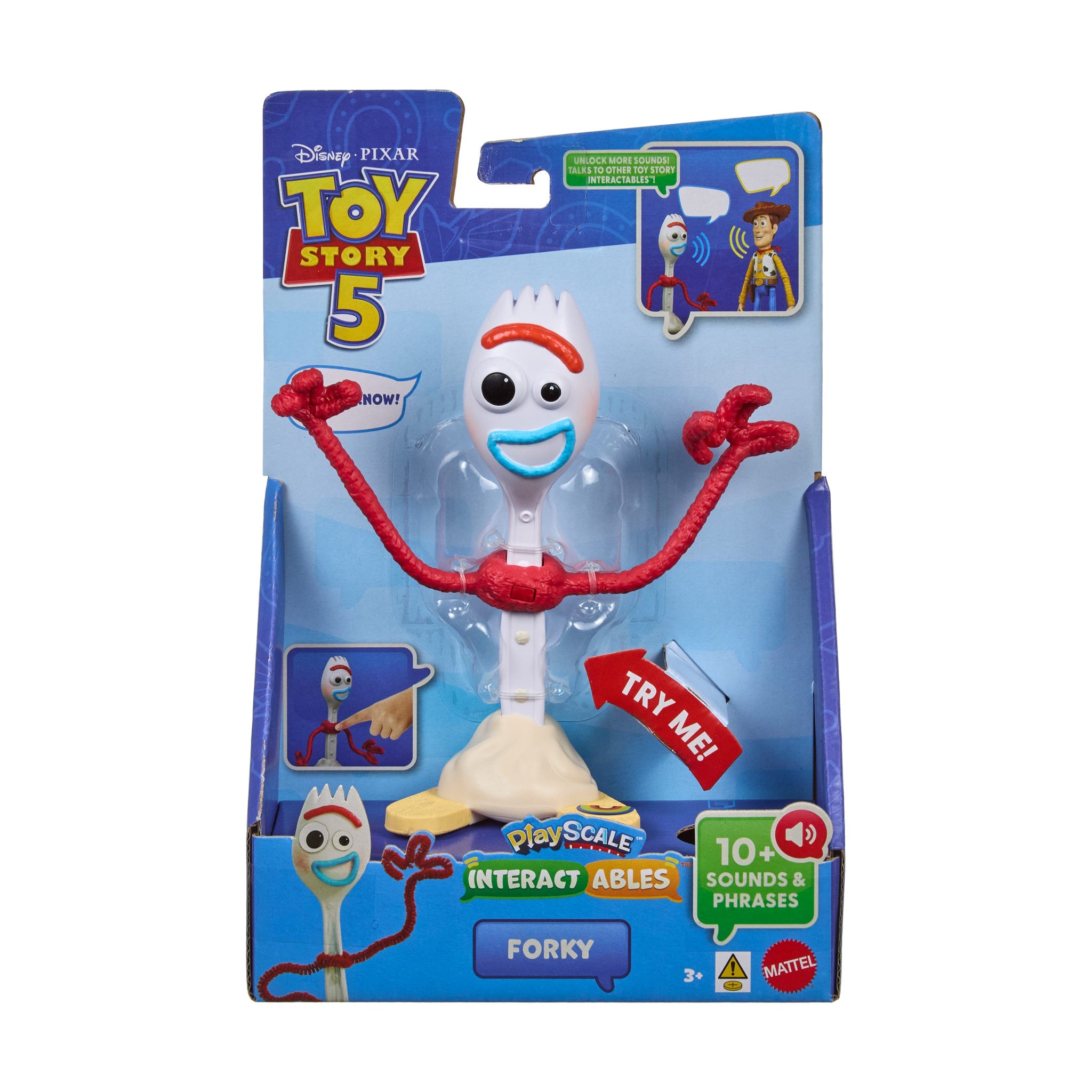 Disney Pixar Toy Story 5 Interactables Forky 7 Inch Figure