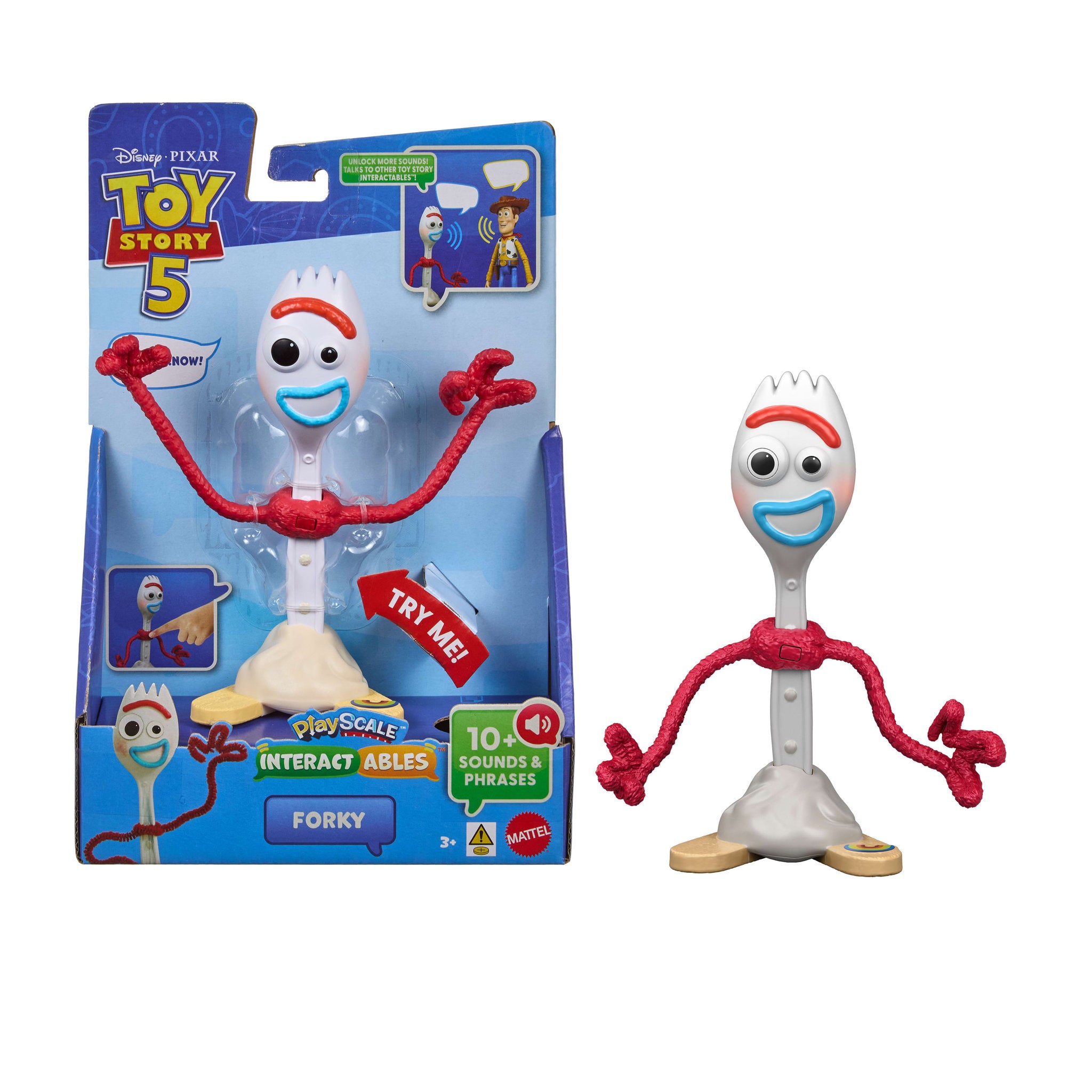 Disney Pixar Toy Story 5 Interactables Forky 7 Inch Figure