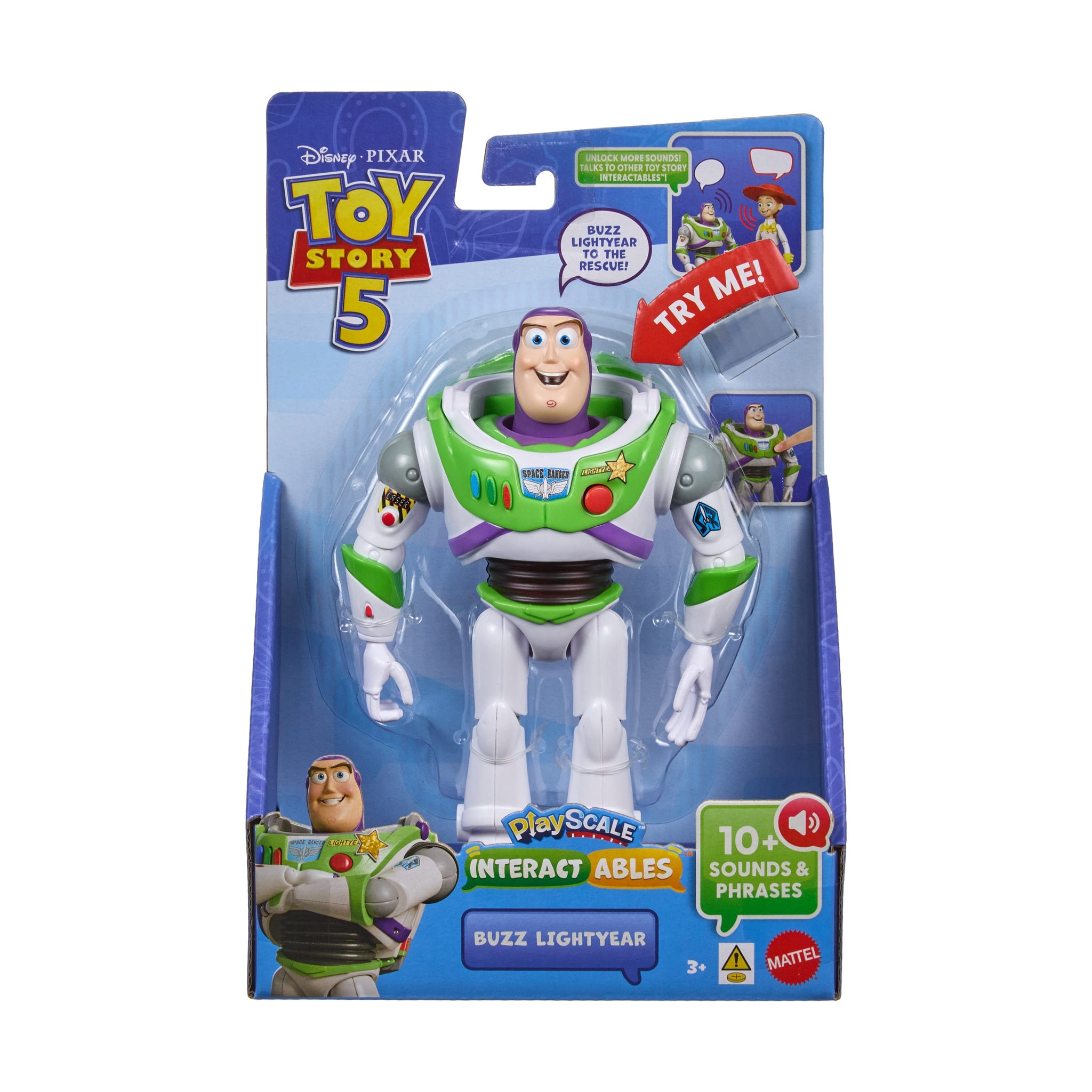 Disney Pixar Toy Story 5 Interactables 7 Inch Figure - Buzz Lightyear