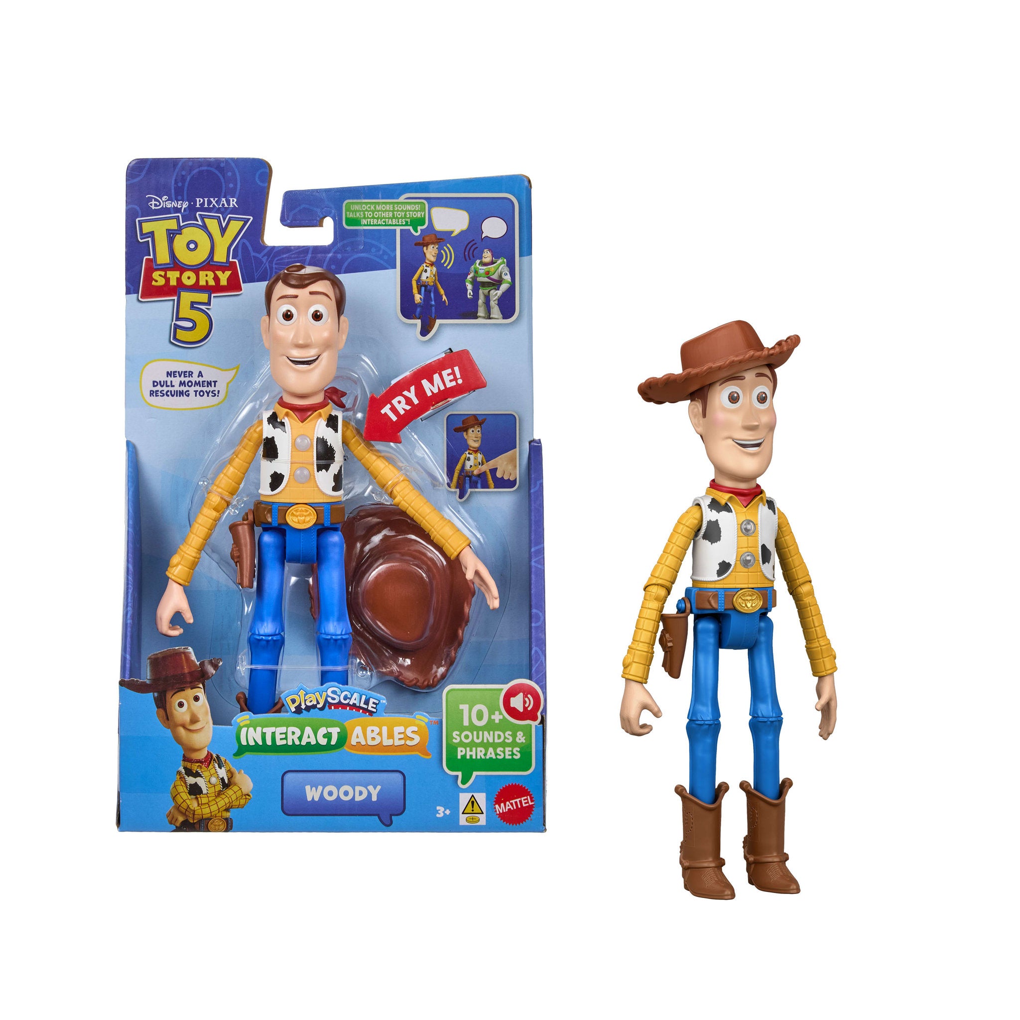 Disney Pixar Toy Story 5 Interactables 7 Inch Figure - Woody