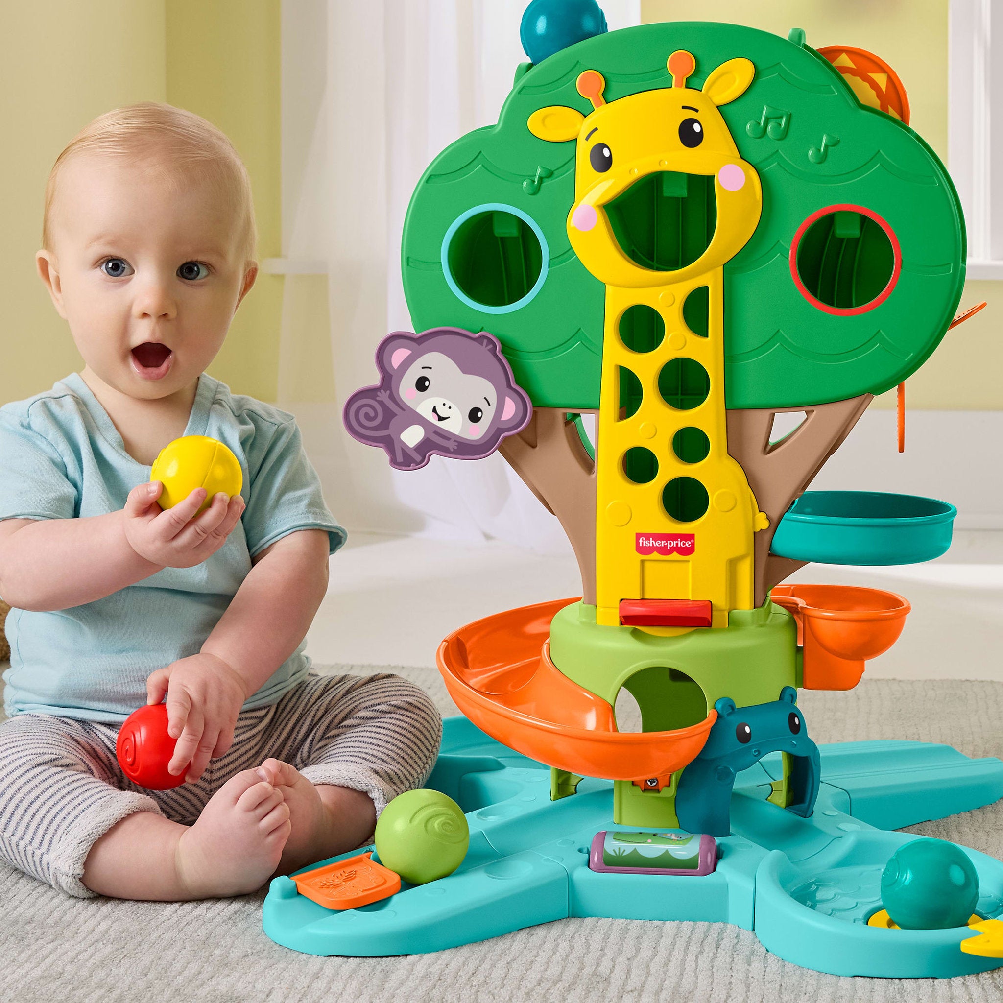 Fisher-Price Sit To Stand Jungle Tree