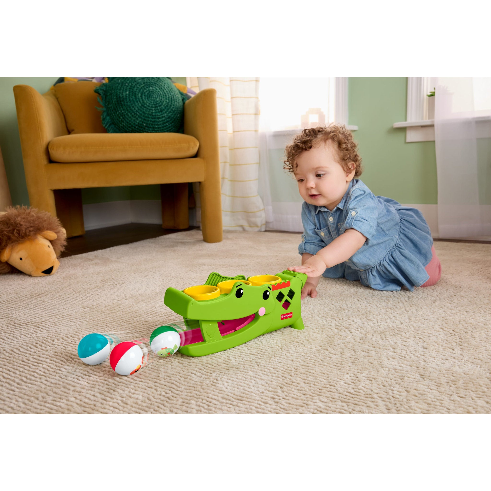 Fisher-Price Tap & Roll Alligator
