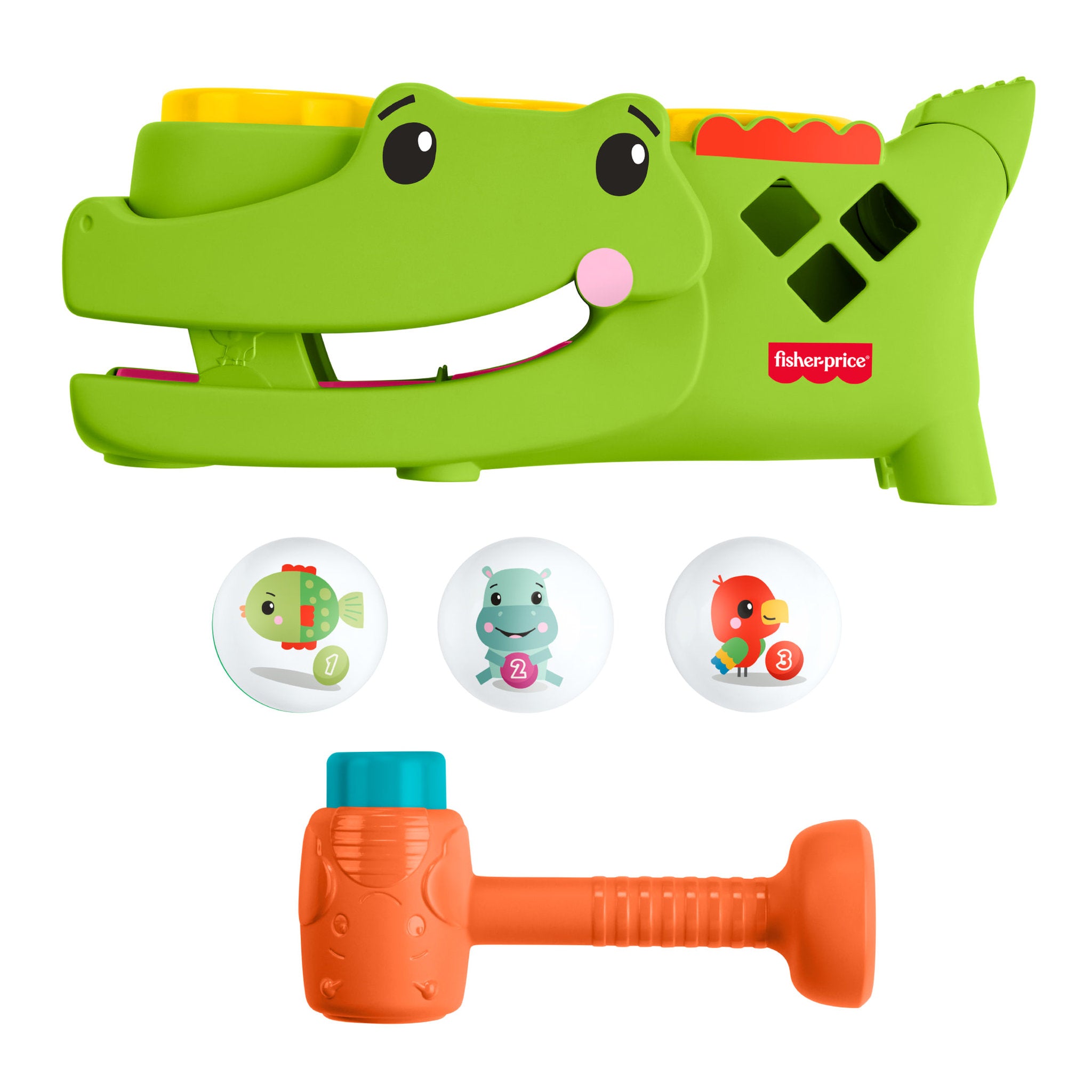 Fisher-Price Tap & Roll Alligator
