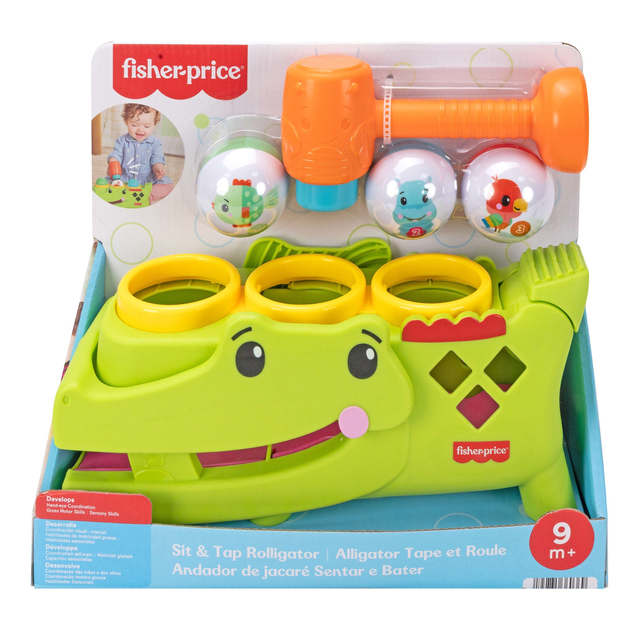 Fisher-Price Tap & Roll Alligator