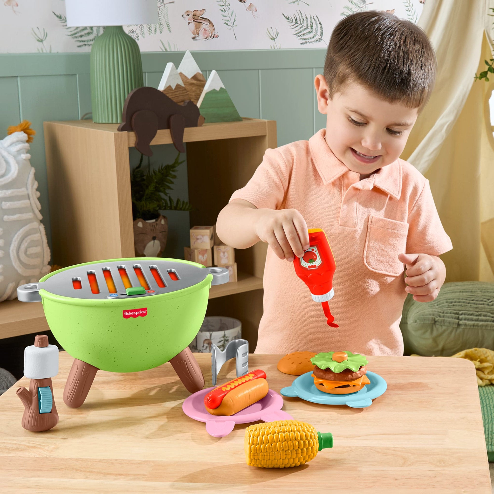 Fisher-Price Friendship Forest Activity Grill Playset
