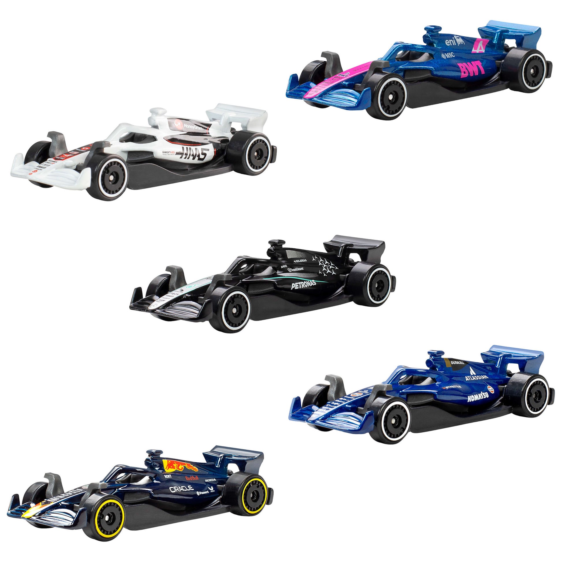 Hot Wheels Core Die-Cast 1:64 F1 5 Pack - Toyworld Australia