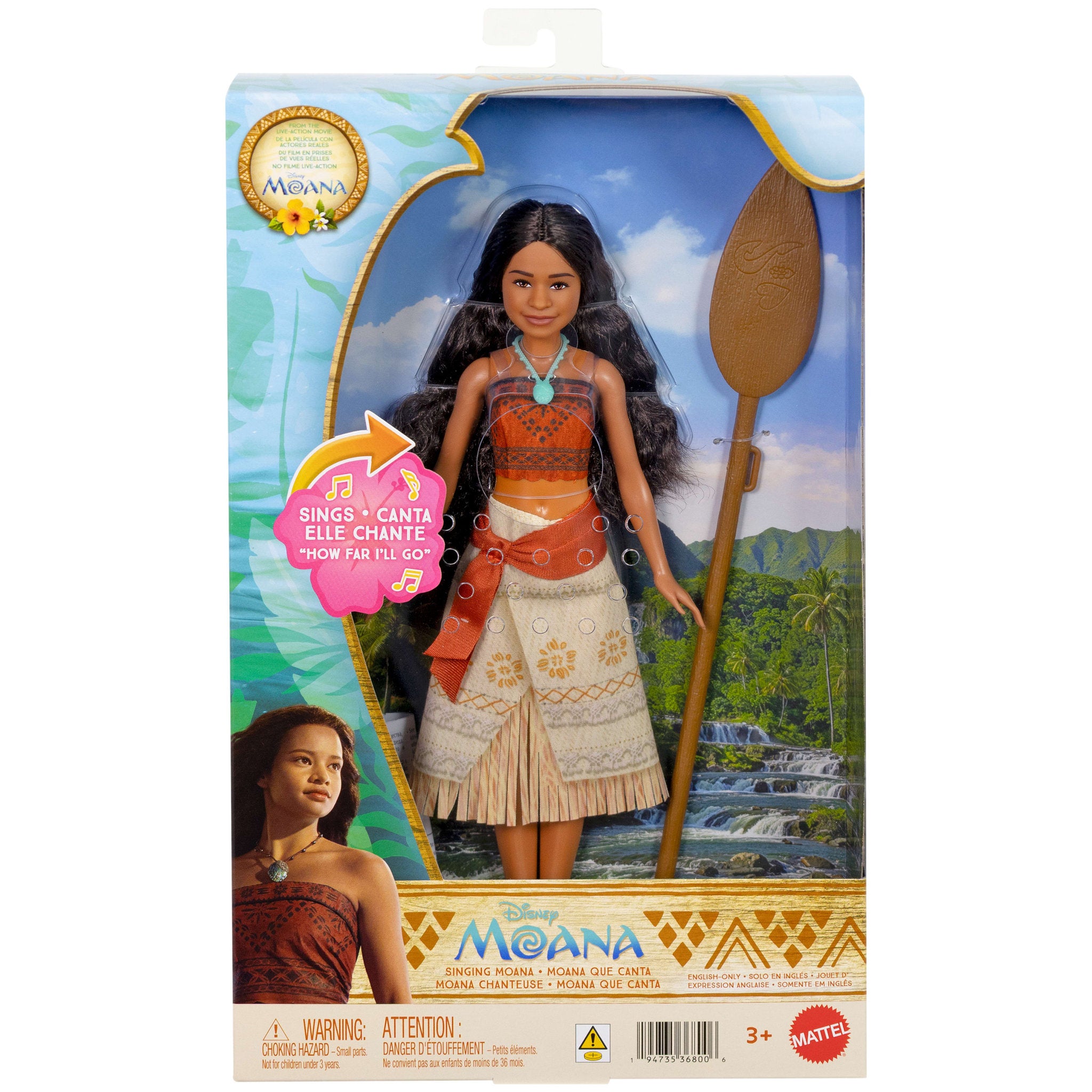 Disney Moana Live Action - Singing Moana Doll