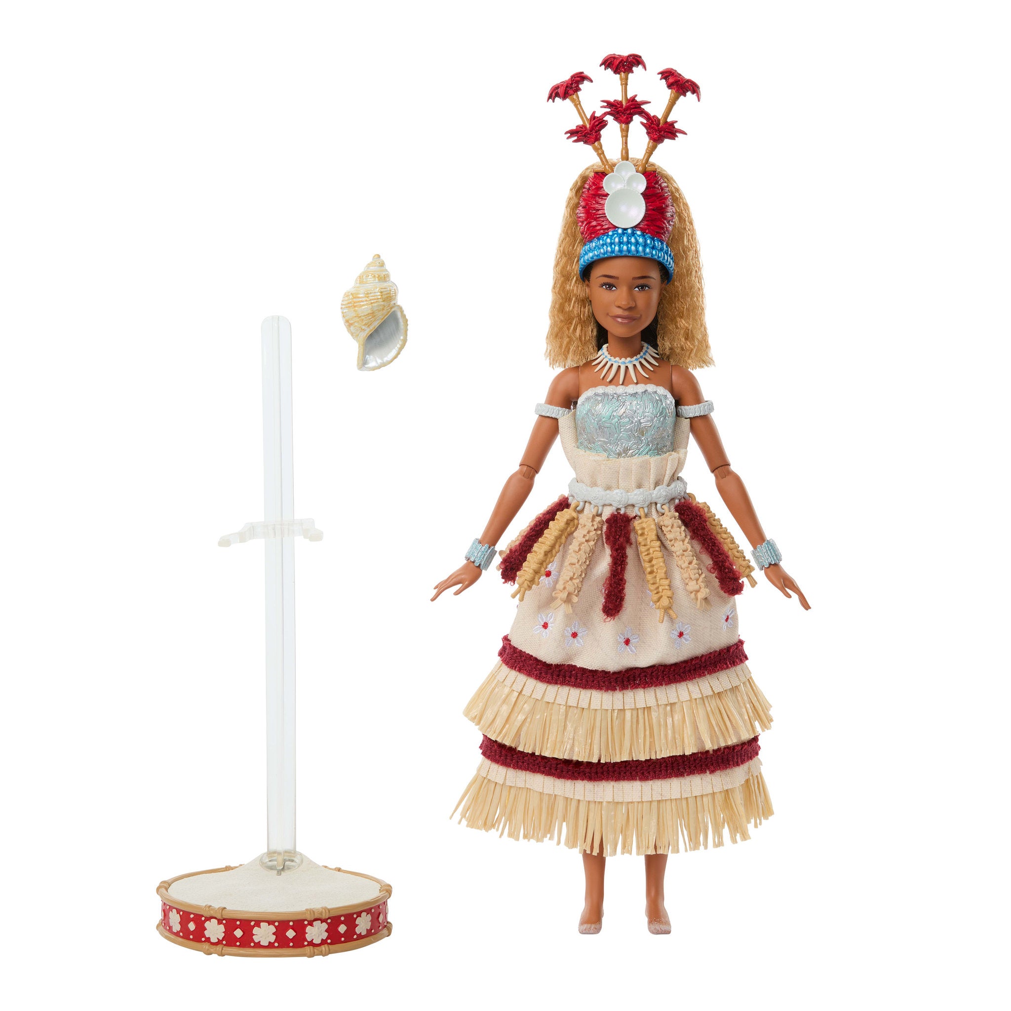 Disney Moana Fashion Doll - Ceremonial Look with Shell Accessory