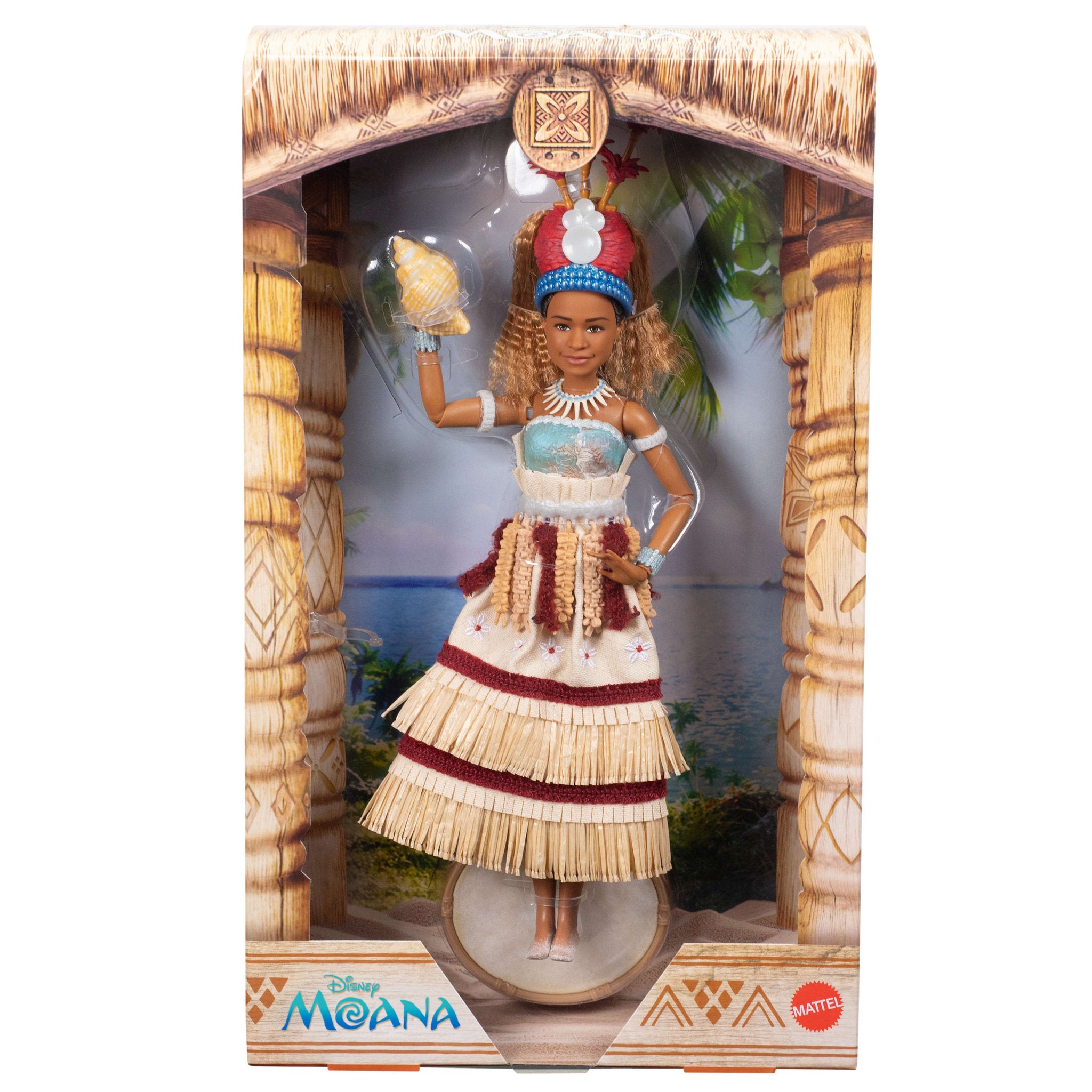 Disney Moana Fashion Doll - Ceremonial Look with Shell Accessory