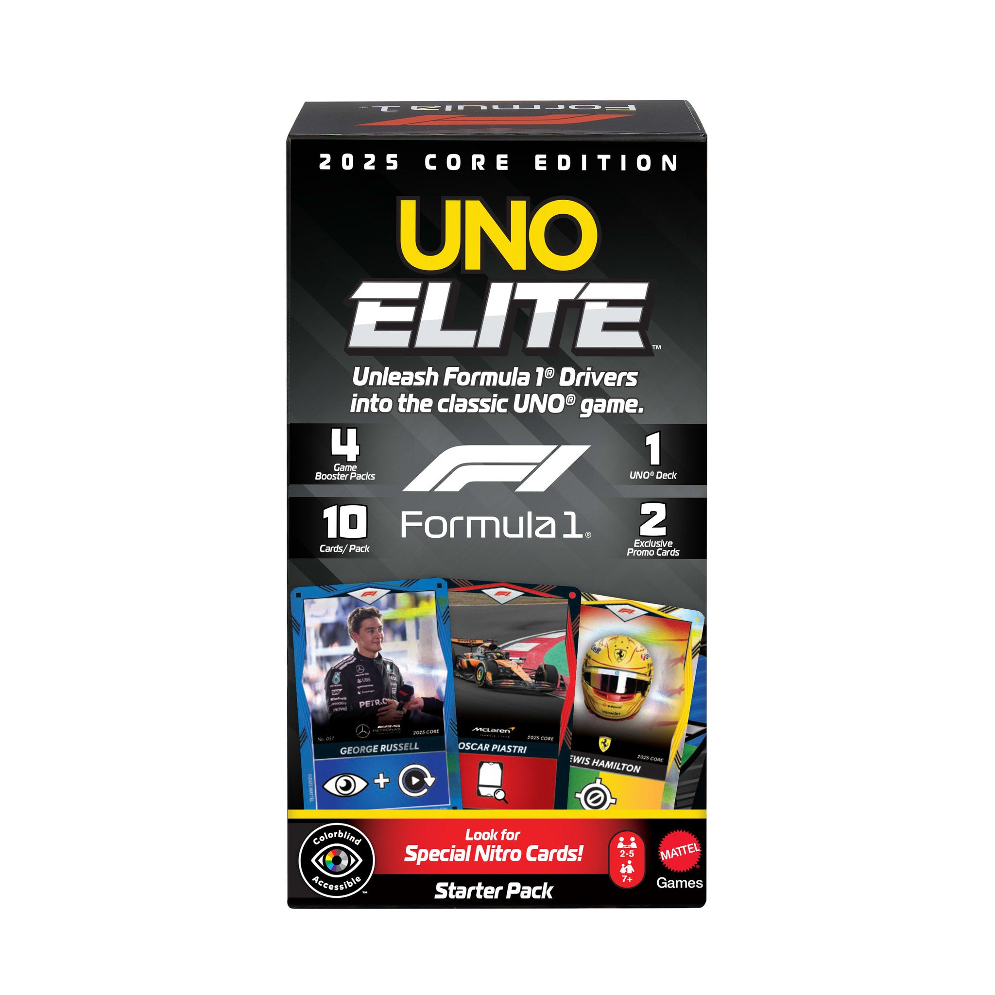 UNO Elite F1 2025 Core Edition Starter Pack - Toyworld Australia