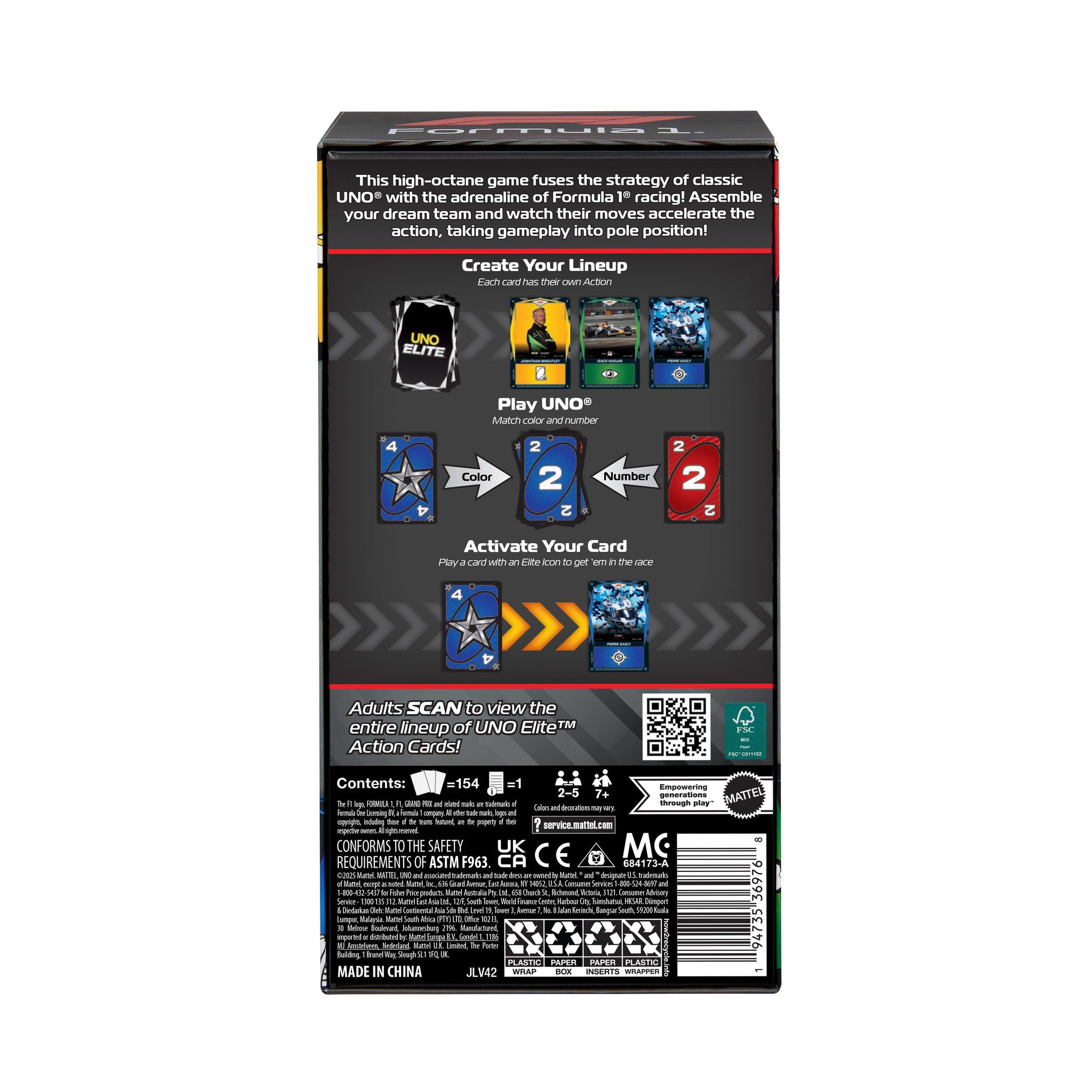 UNO Elite F1 2025 Core Edition Starter Pack - Toyworld Australia