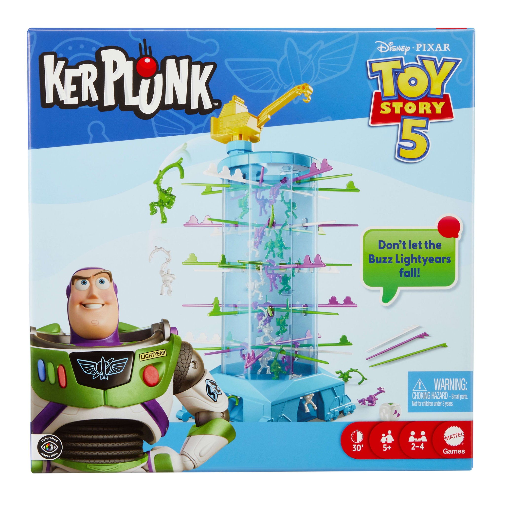 Kerplunk Disney Pixar Toy Story 5 - Don't Let Buzz Lightyears Fall Game