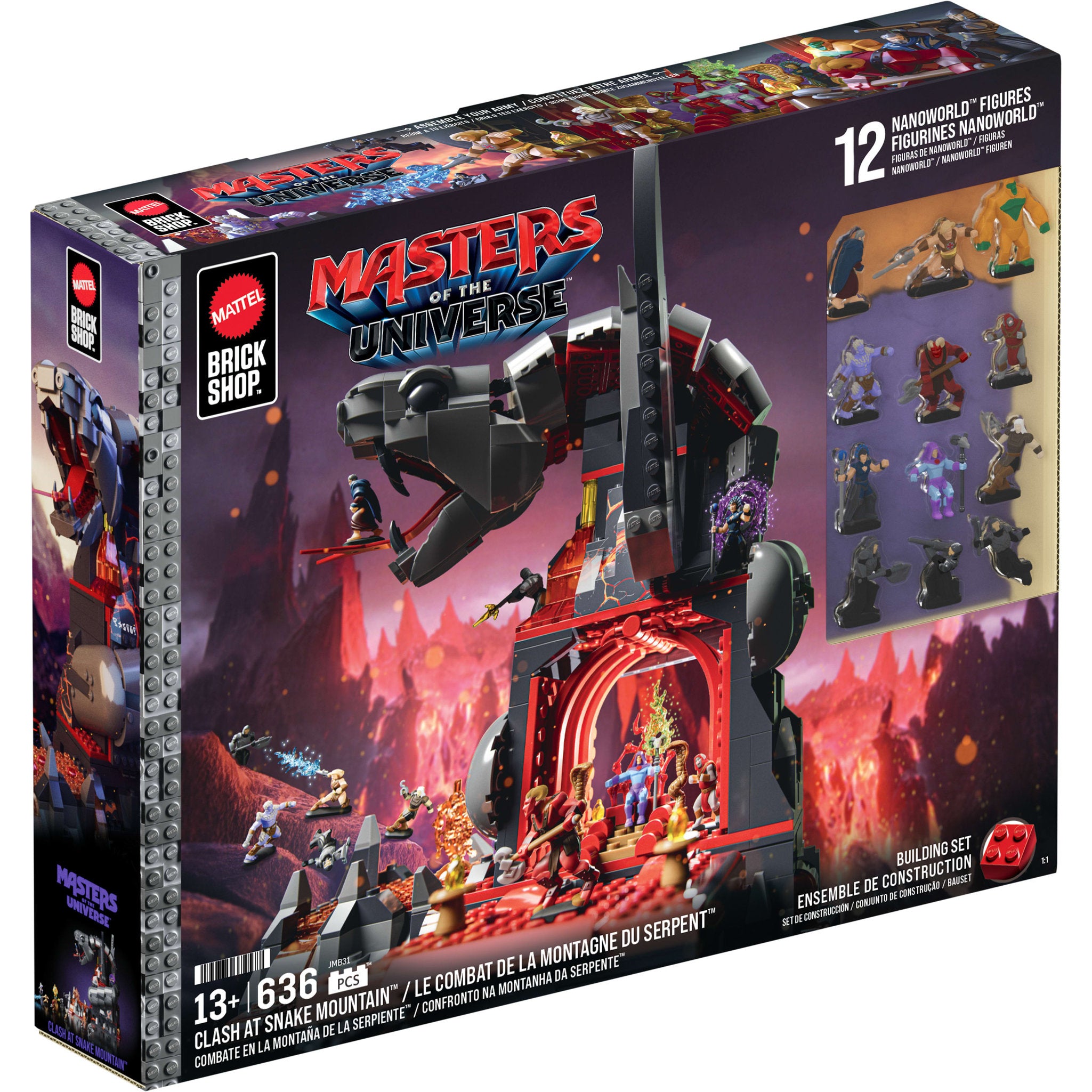 Mattel Brick Shop Masters of the Universe - Clash At Snake Mountain