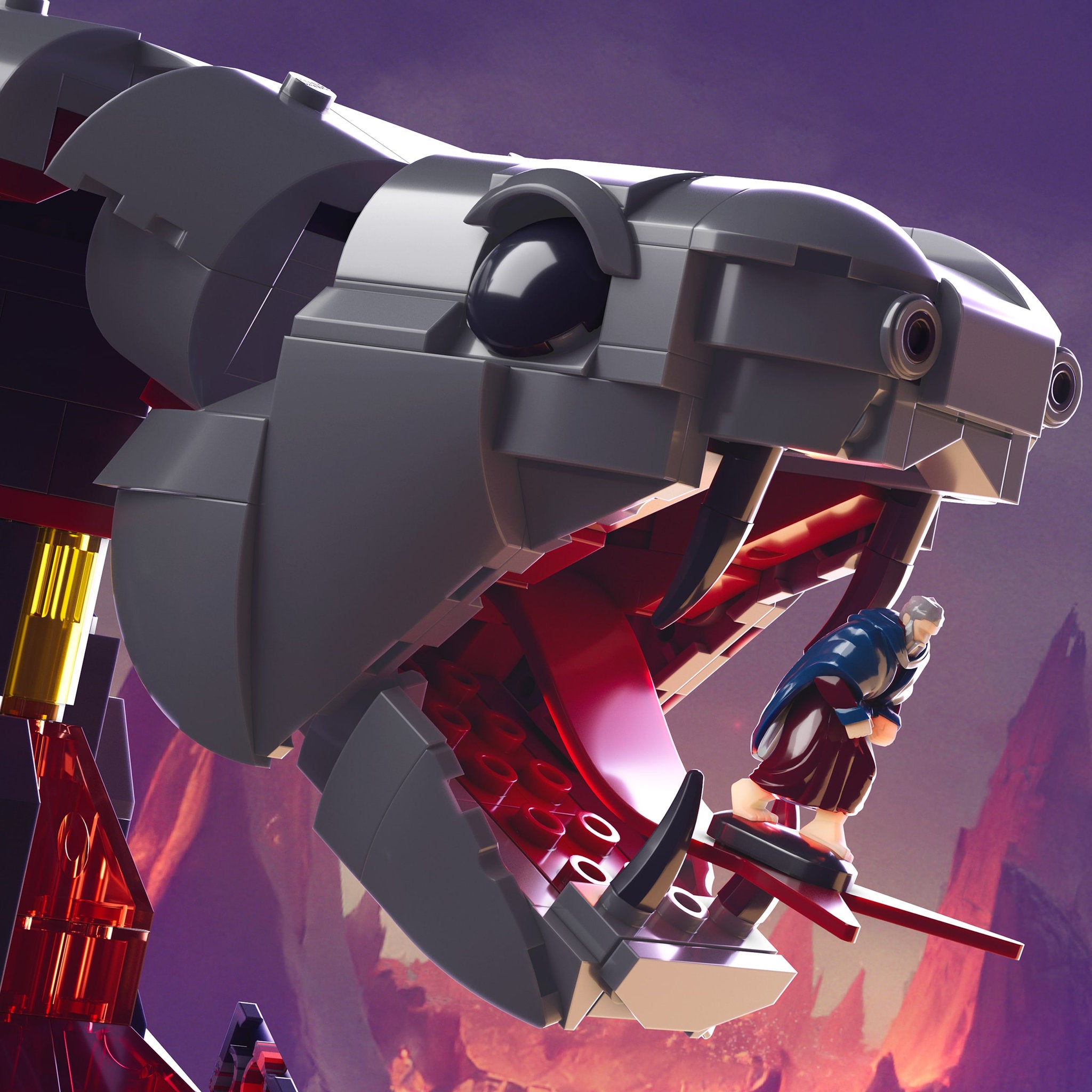 Mattel Brick Shop Masters of the Universe - Clash At Snake Mountain