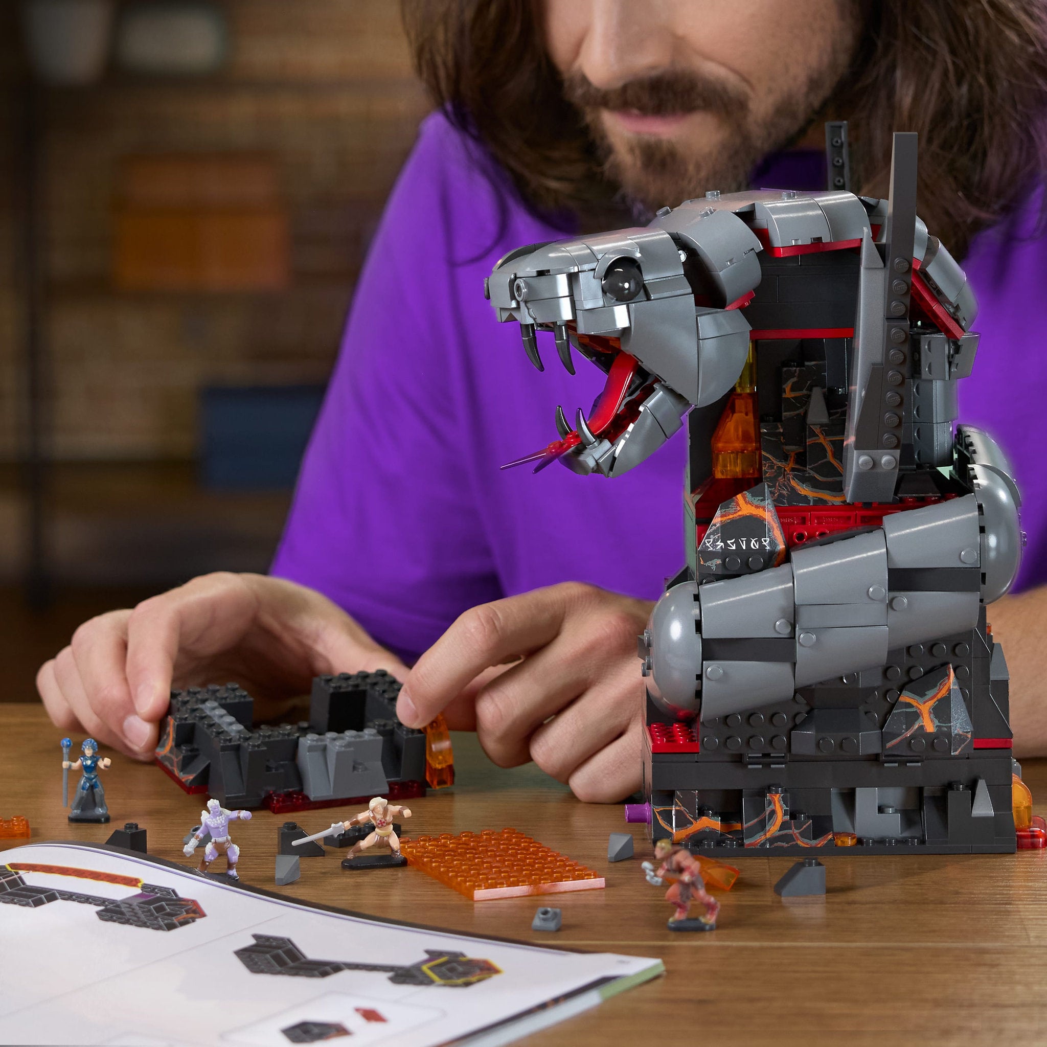 Mattel Brick Shop Masters of the Universe - Clash At Snake Mountain