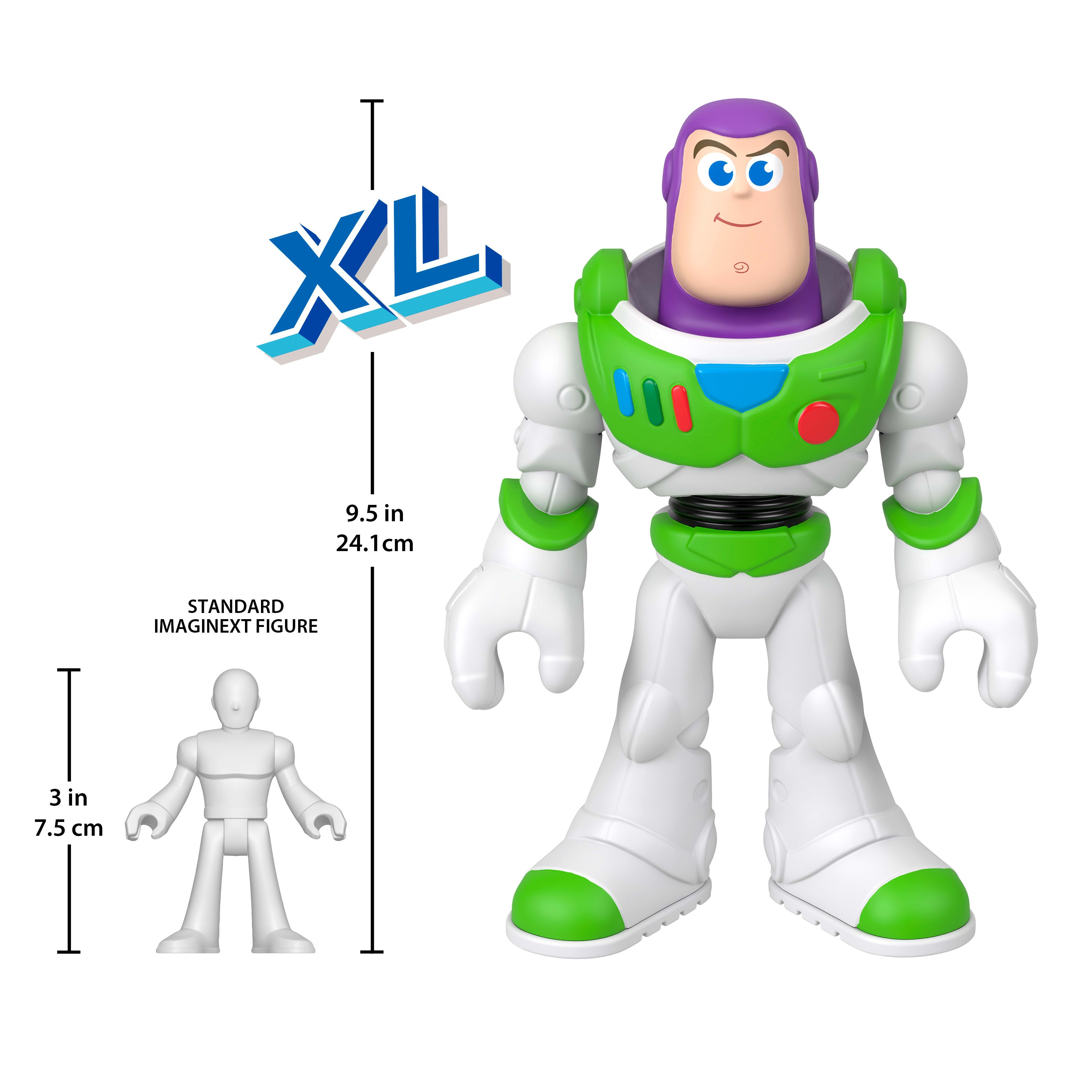 Fisher-Price Imaginext Toy Story XL 9 Inch Buzz Lightyear Action Figure