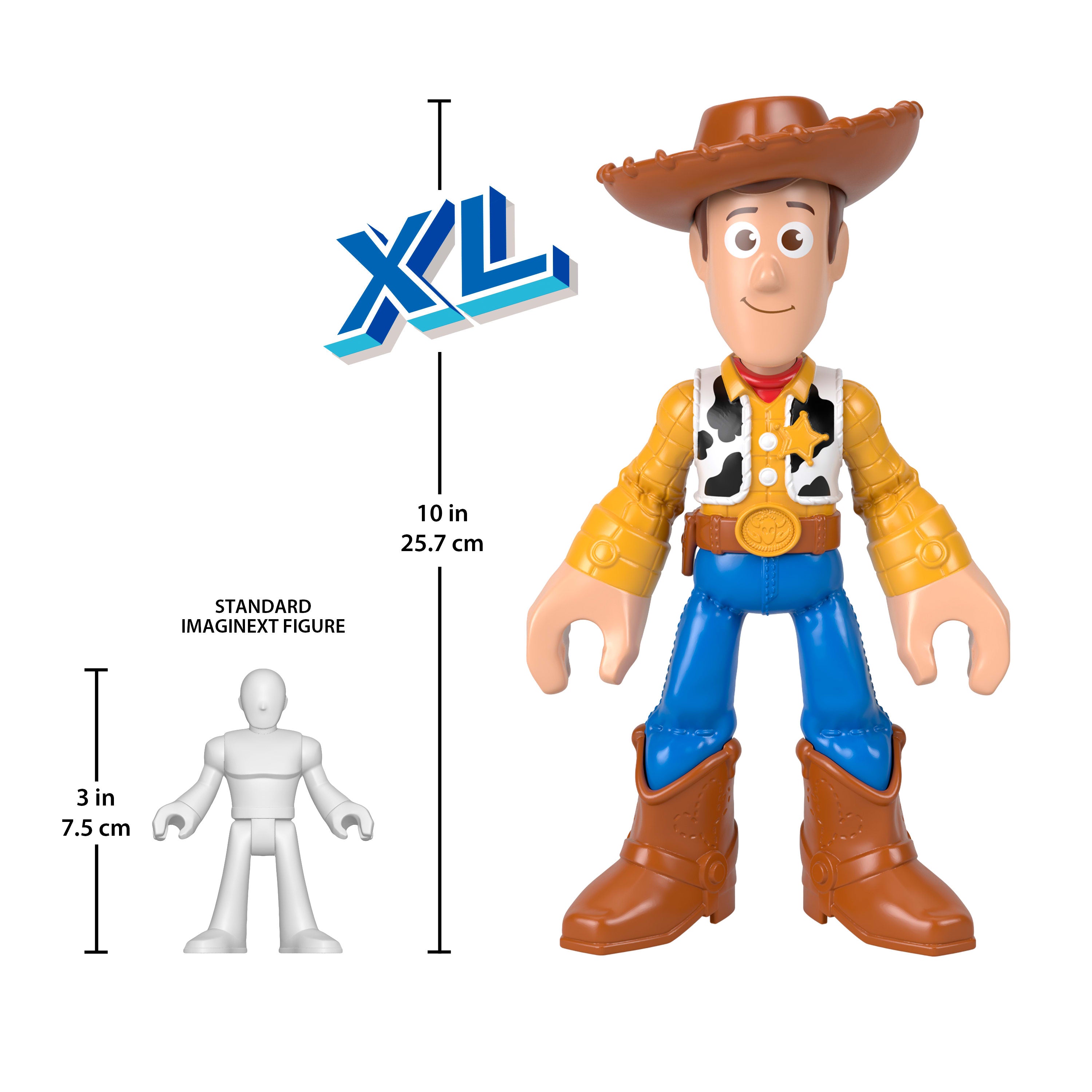 Fisher-Price Imaginext Toy Story XL 9 Inch Sheriff Woody Action Figure