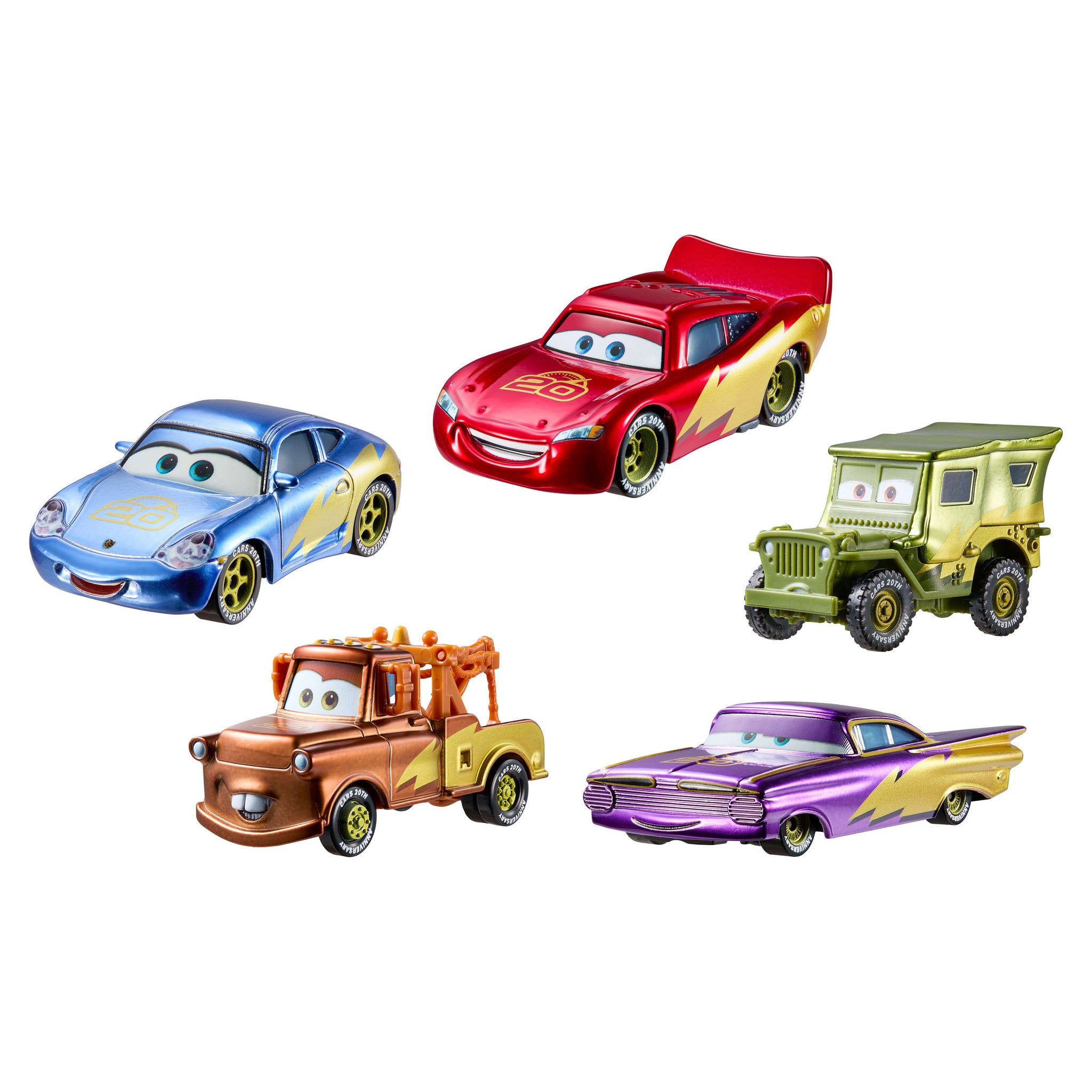 Disney Pixar Cars 20th Anniversary 5 Pack