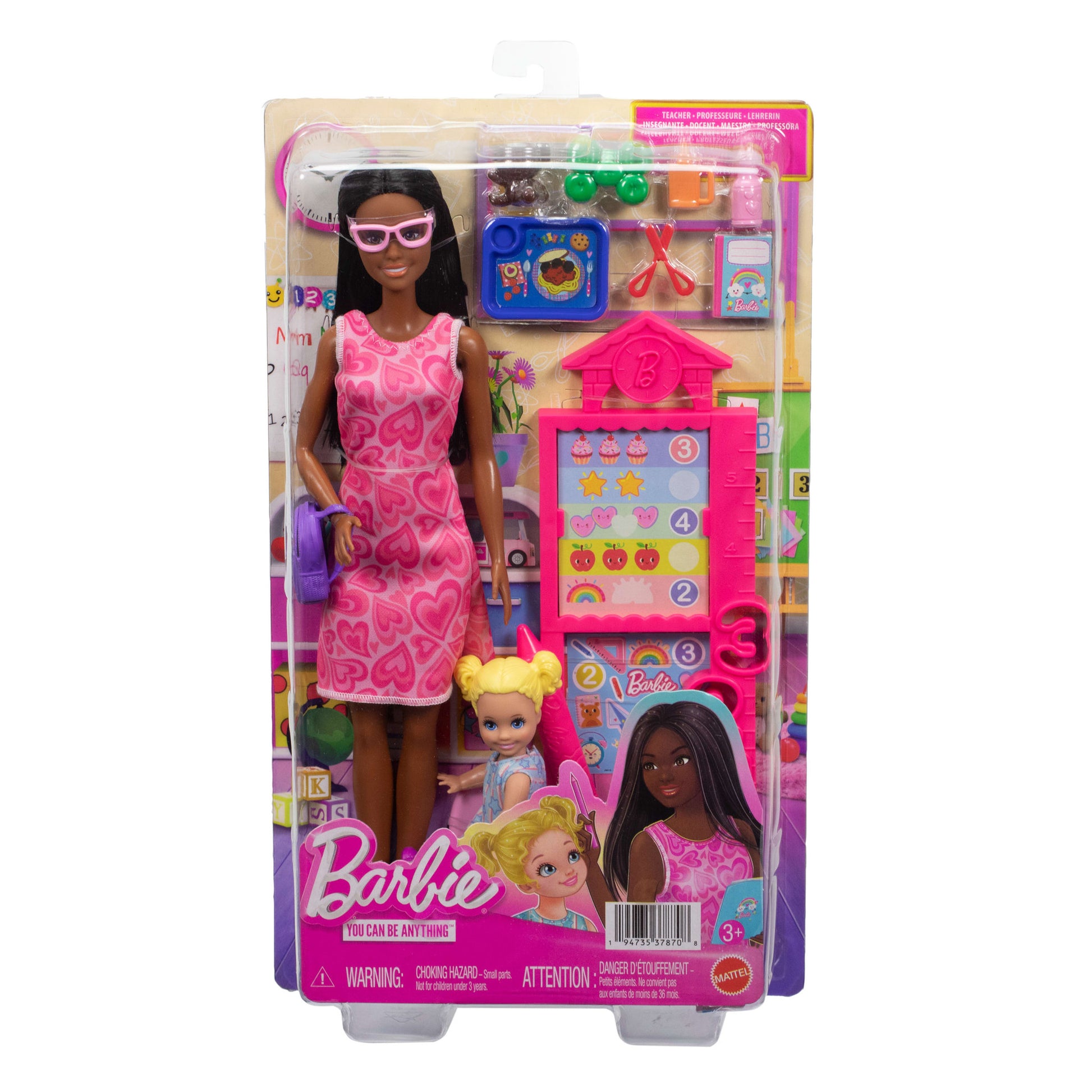 Barbie Careers Playset Doll 2 - Teacher - Toyworld Australia
