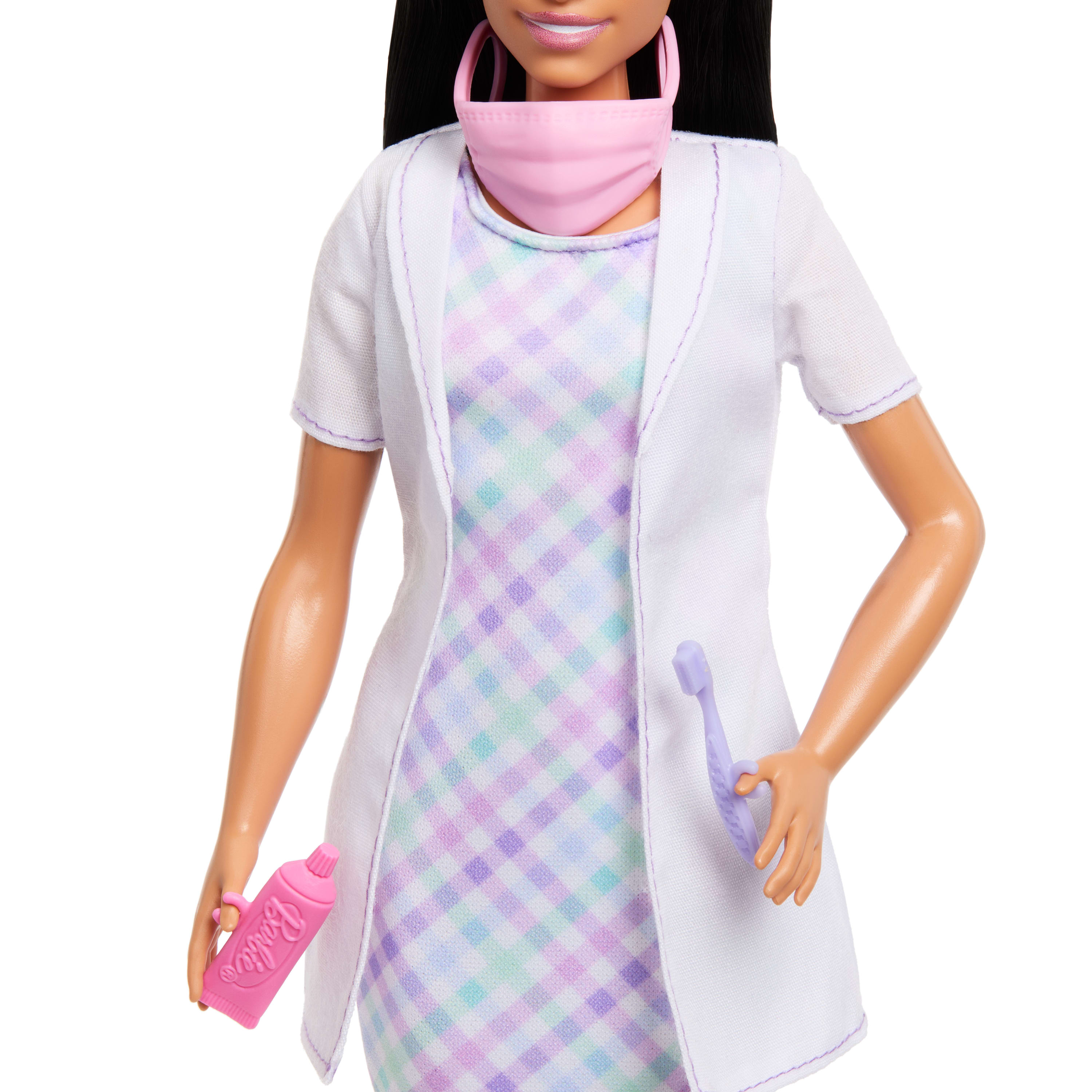 Barbie You Can Be Anything Career Doll Playset - Dentist With Blonde Toddler