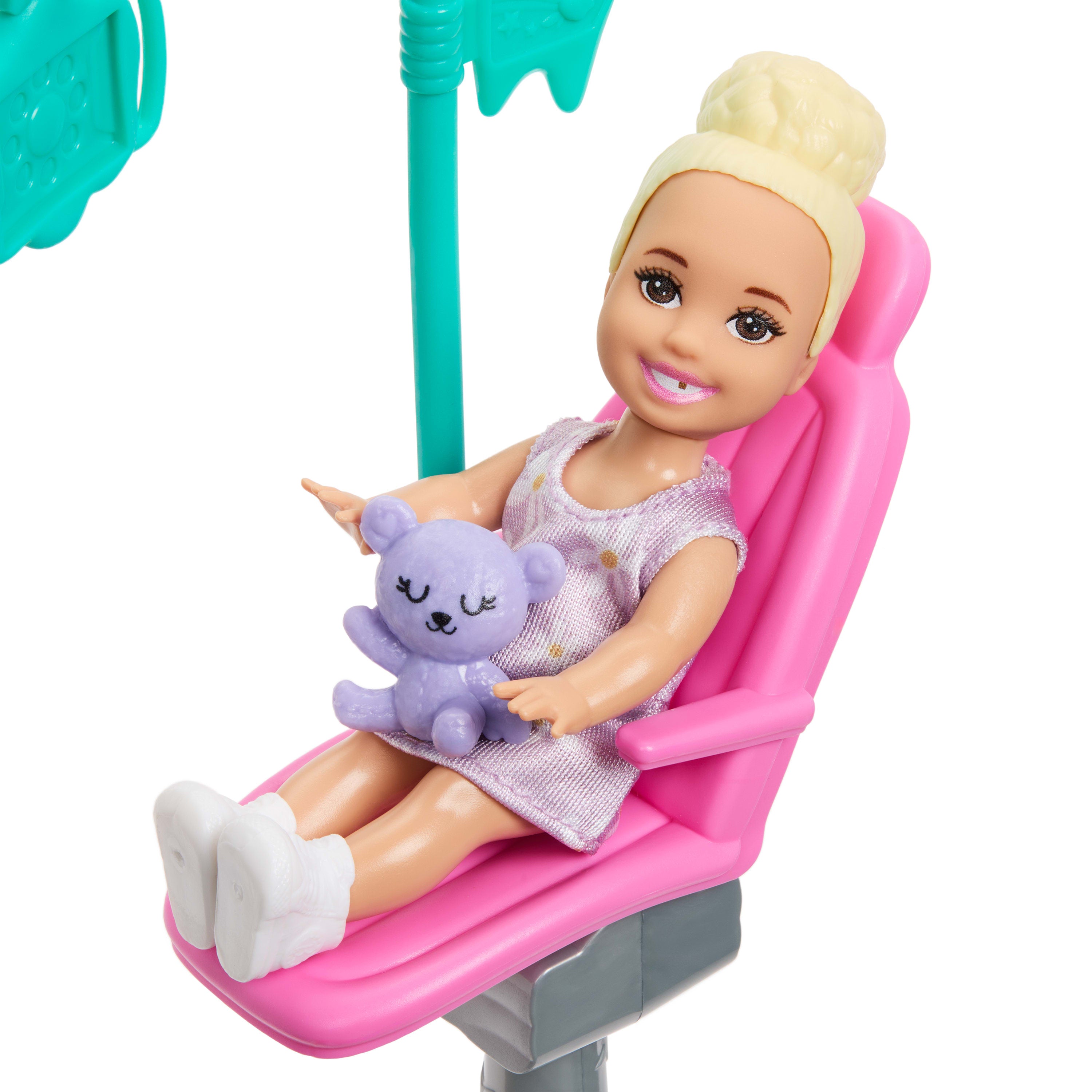 Barbie You Can Be Anything Career Doll Playset - Dentist With Blonde Toddler