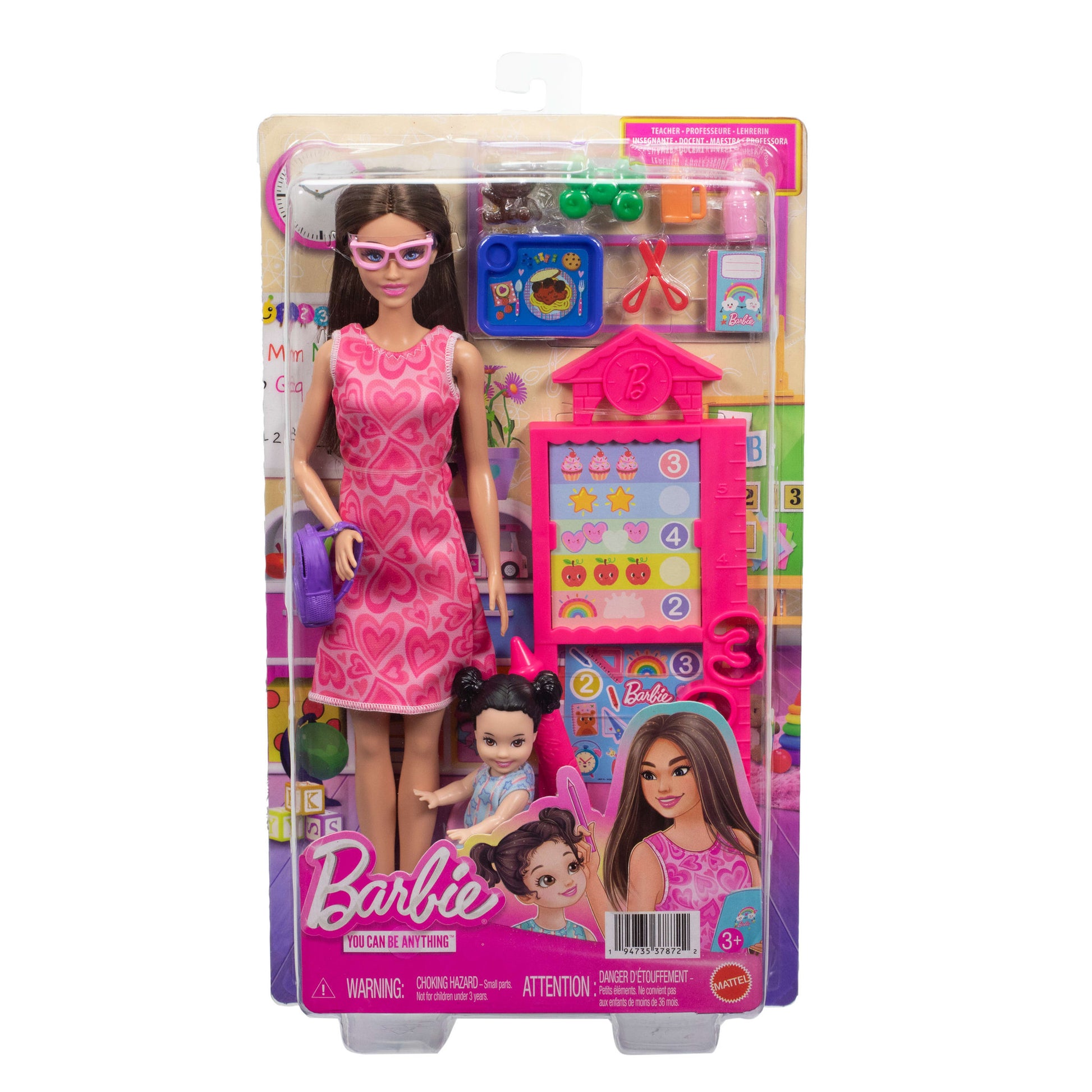 Barbie Careers Playset Doll 1 - Teacher - Toyworld Australia