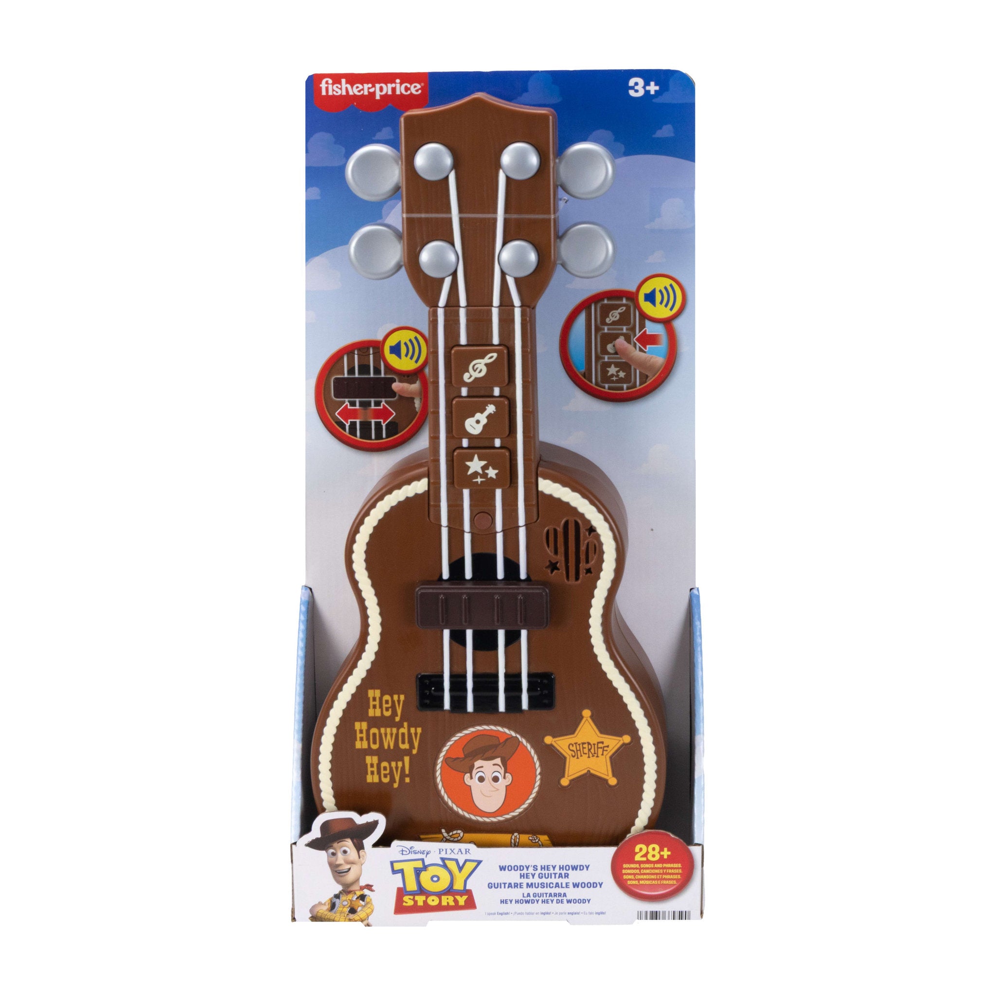 Fisher-Price Disney Pixar Toy Story Woody's Hey Howdy Hey Guitar ...