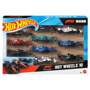 Hot Wheels 1:64 Die-Cast Formula 1 2025 10 Pack