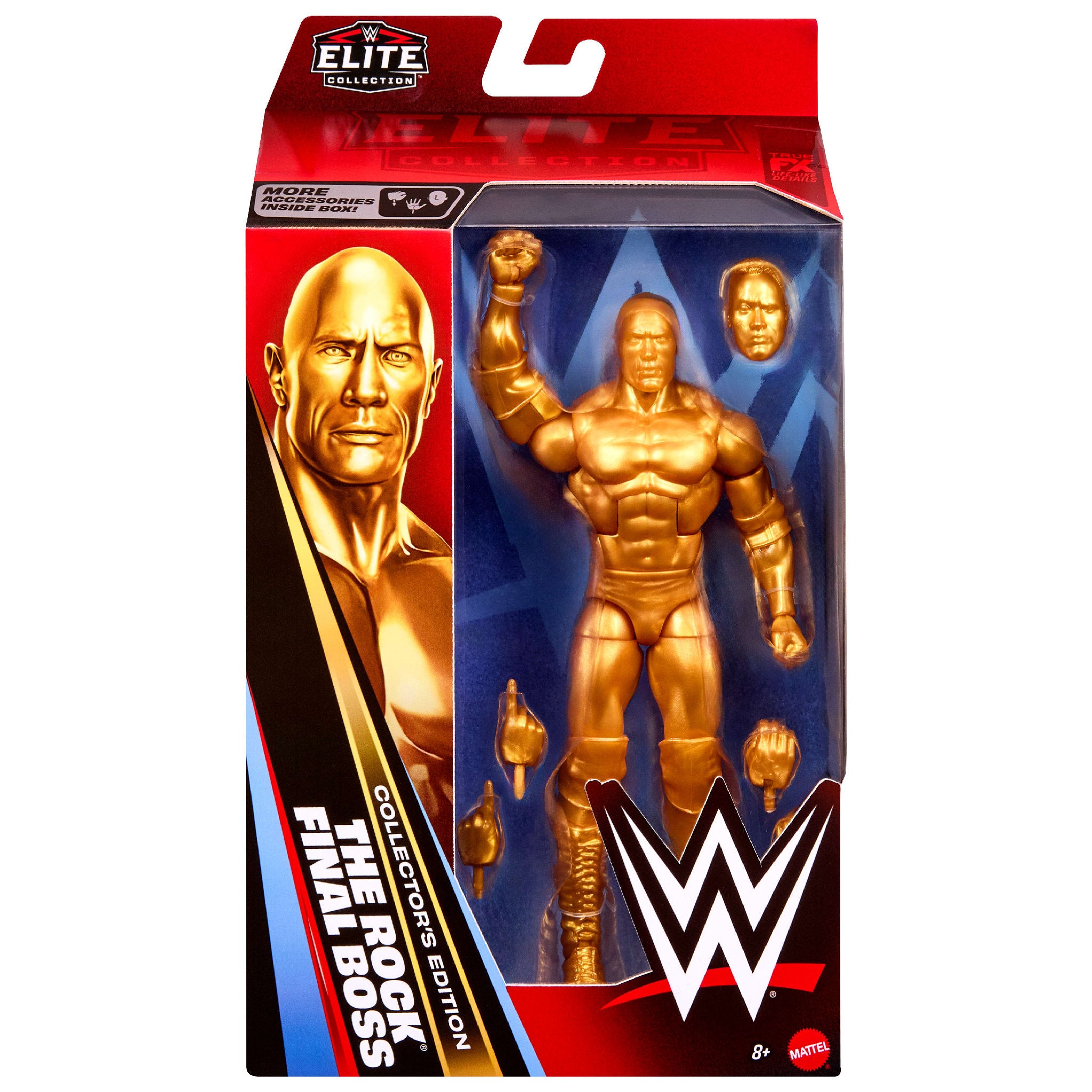 WWE Elite Collection Series 125 Collector's Edition Action Figure - The Rock Final Boss