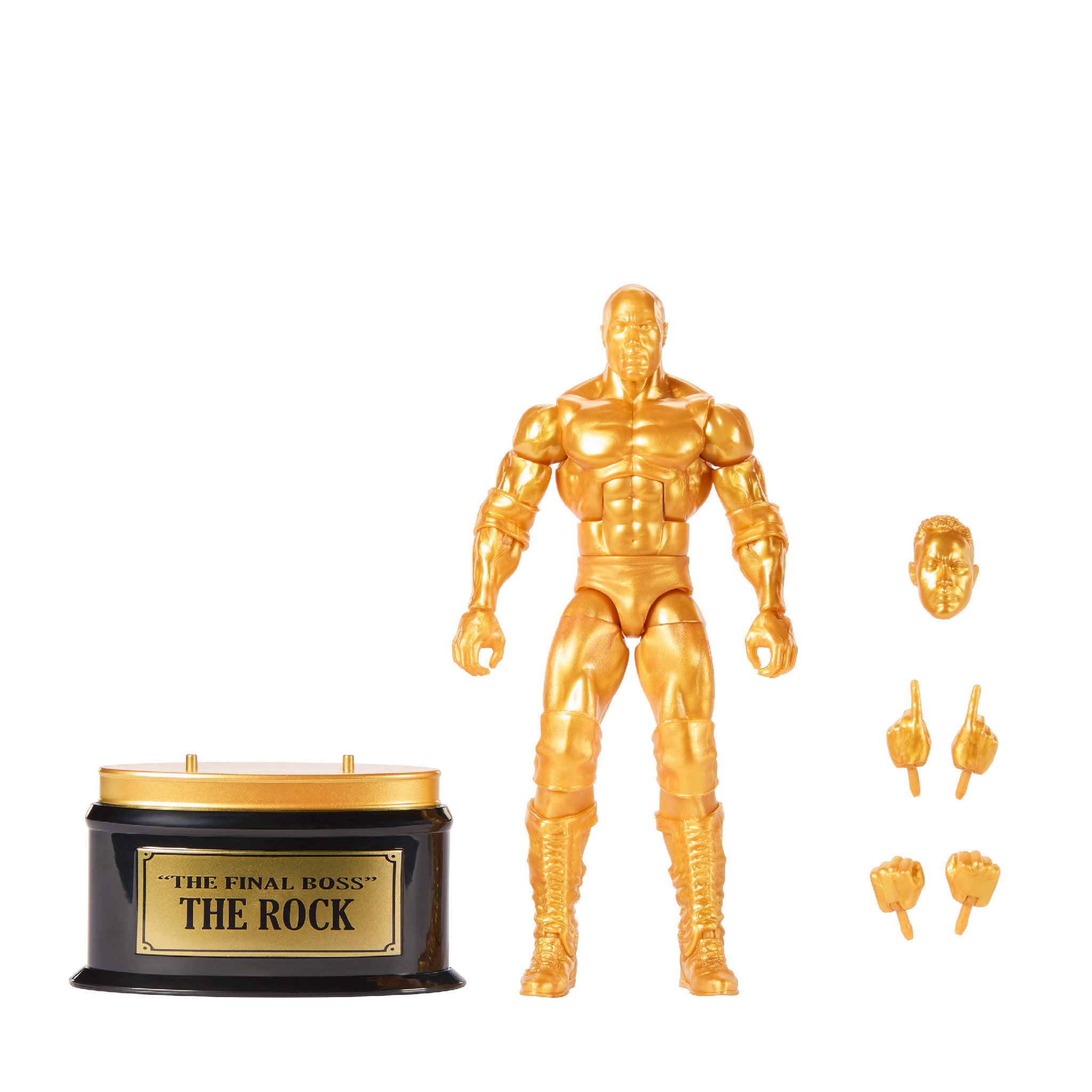 WWE Elite Collection Series 125 Collector's Edition Action Figure - The Rock Final Boss