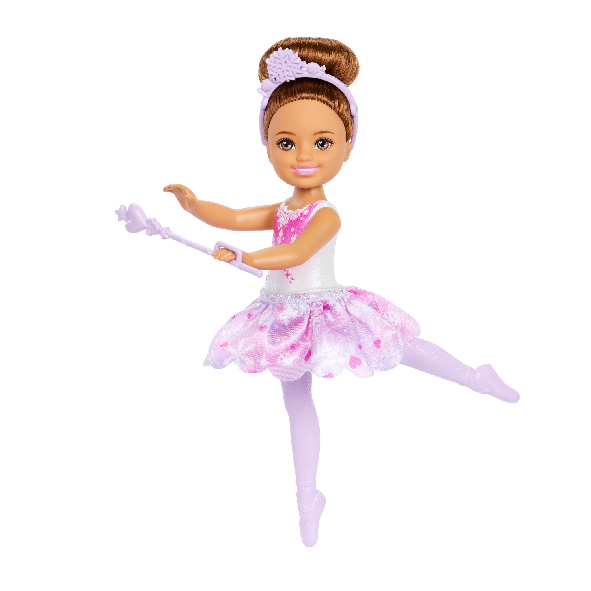 Barbie In The Nutcracker Cheslea Doll - Snow Fairy Brunette