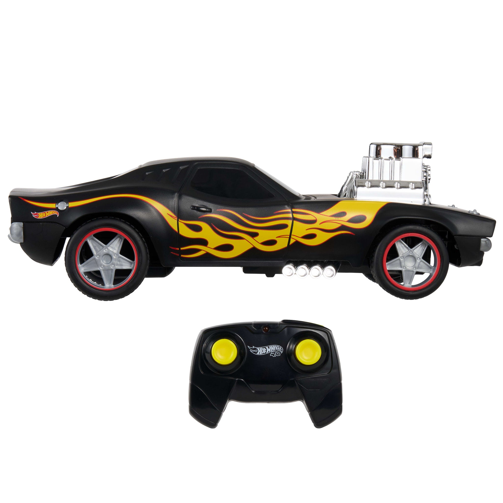 Hot Wheels RC 1:16 Black Rodger Dodger