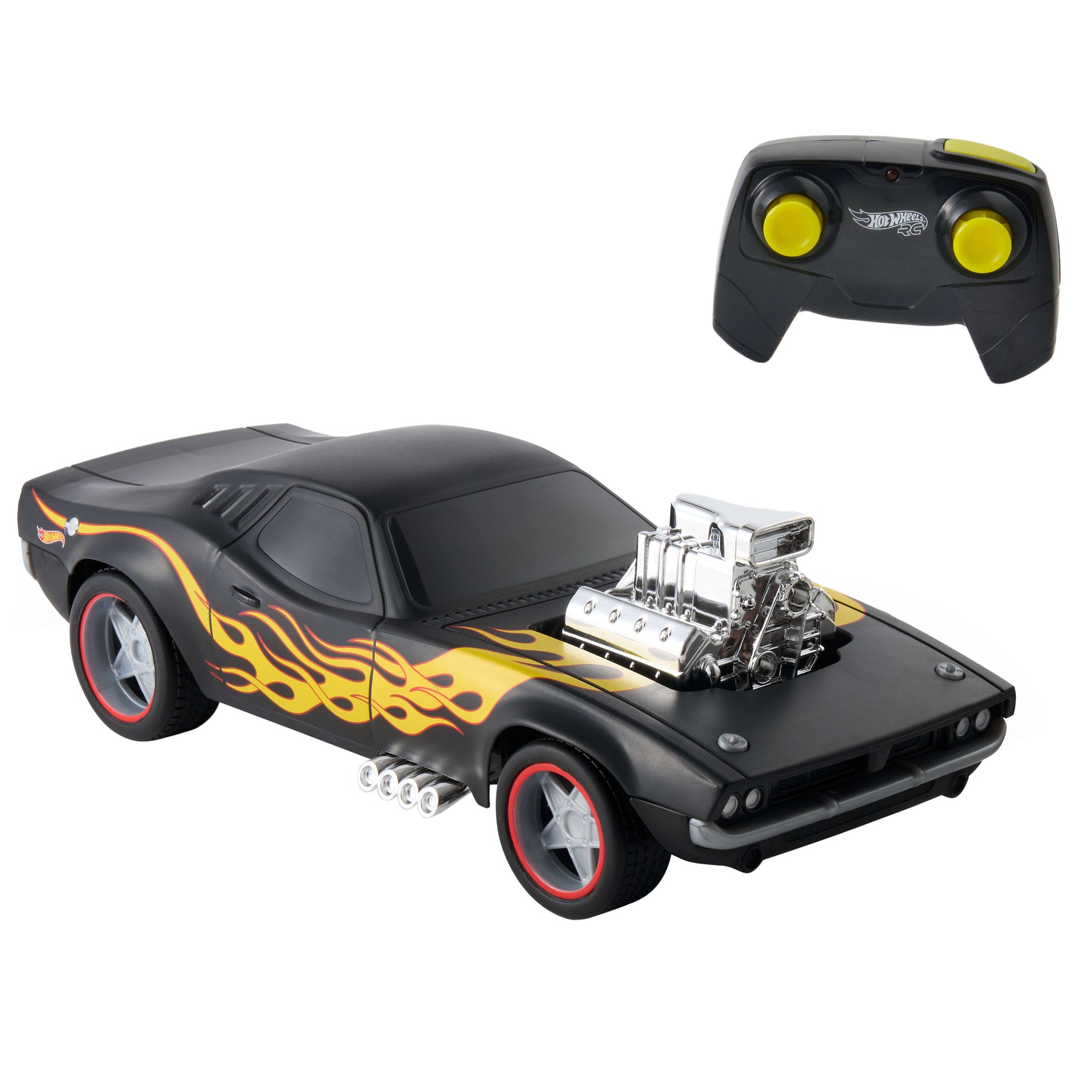 Hot Wheels RC 1:16 Black Rodger Dodger