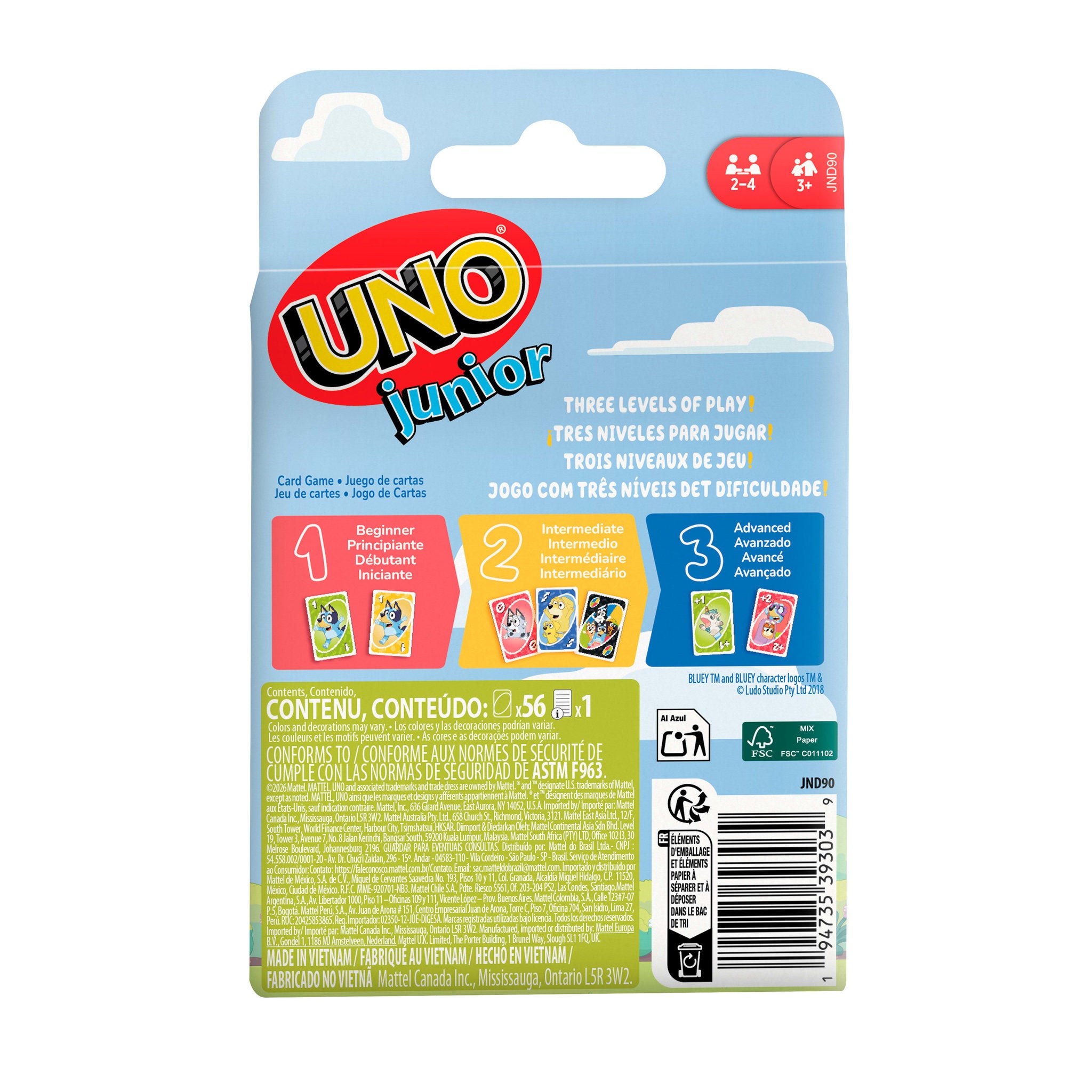 UNO Junior - Bluey