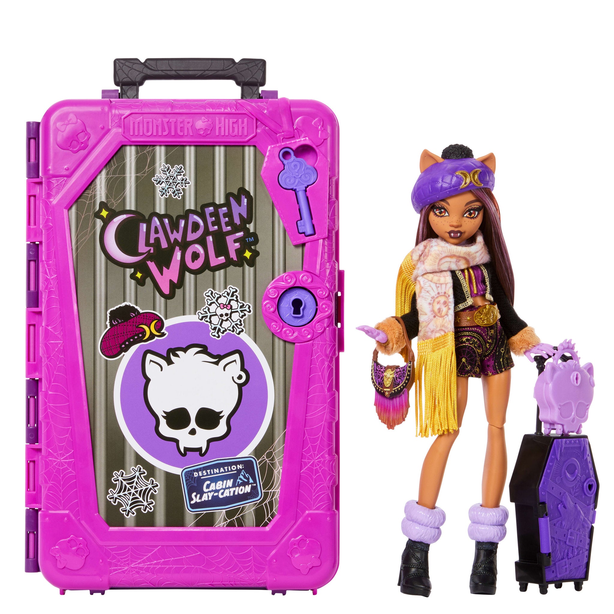 Monster High Skulltimate Secrets Cabin Slay-cation Fashion Doll - Clawdeen Wolf