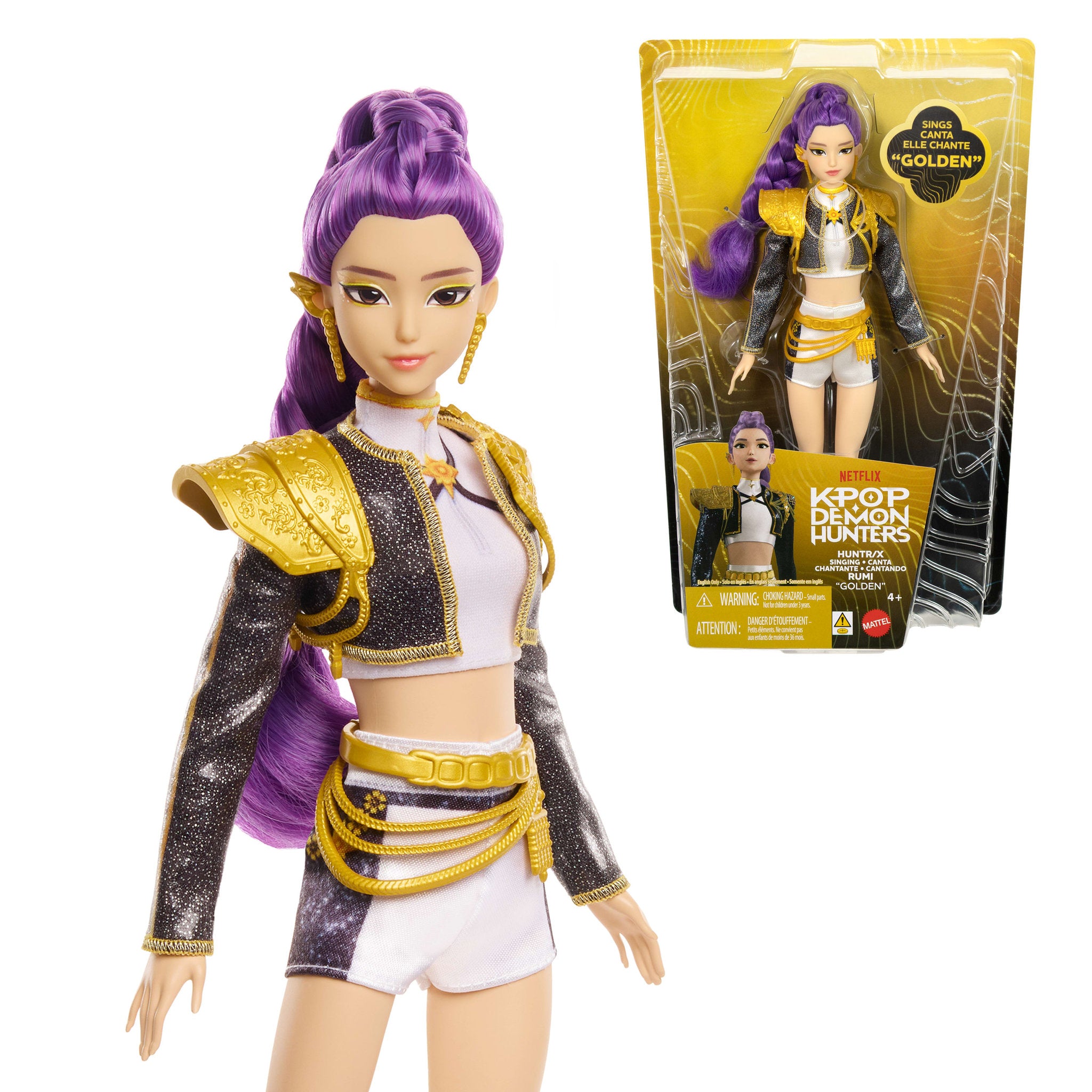 KPop Demon Hunters Rumi Singing Doll