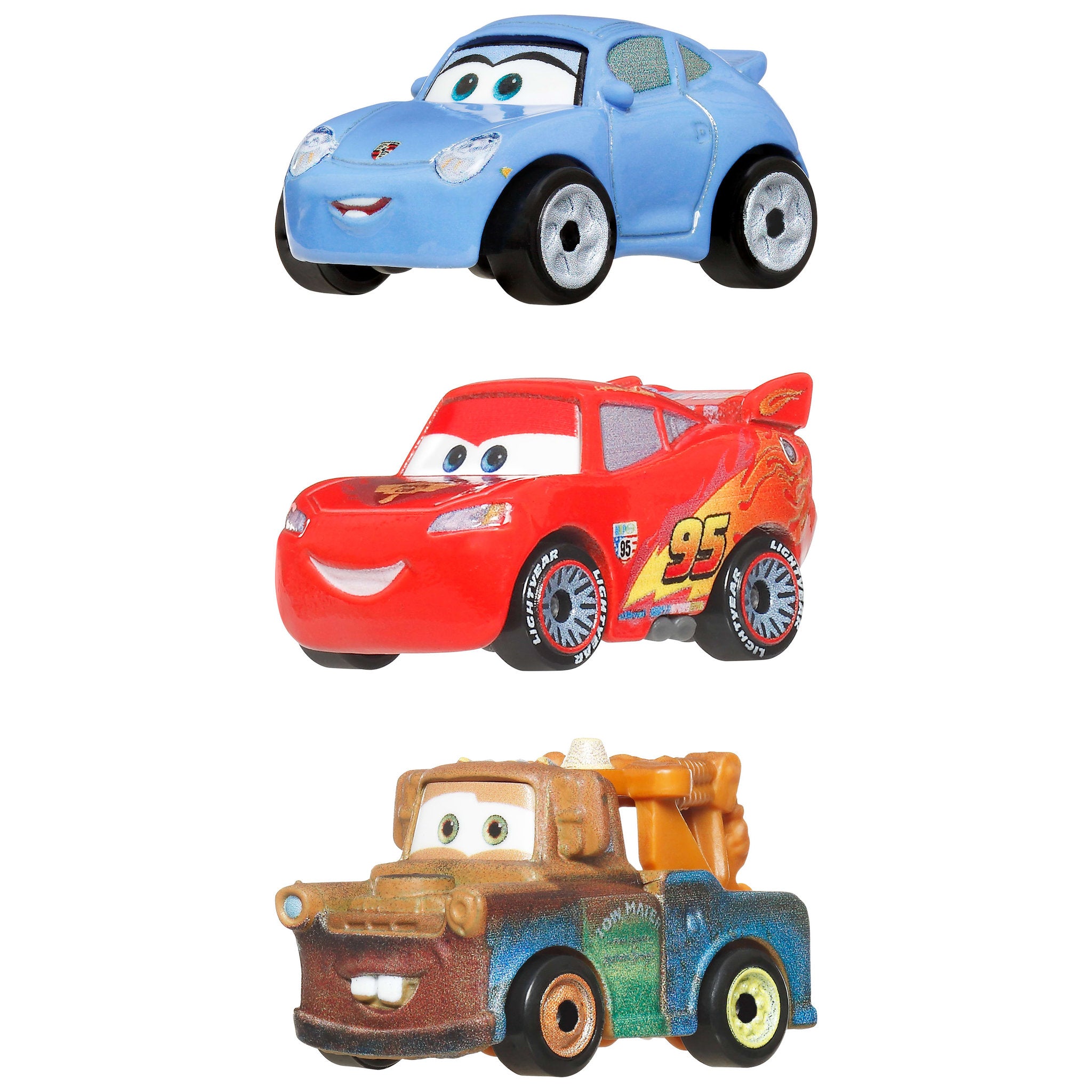 Disney Pixar Cars Mini Racers 3 Pack - DC Minis Best Buddies
