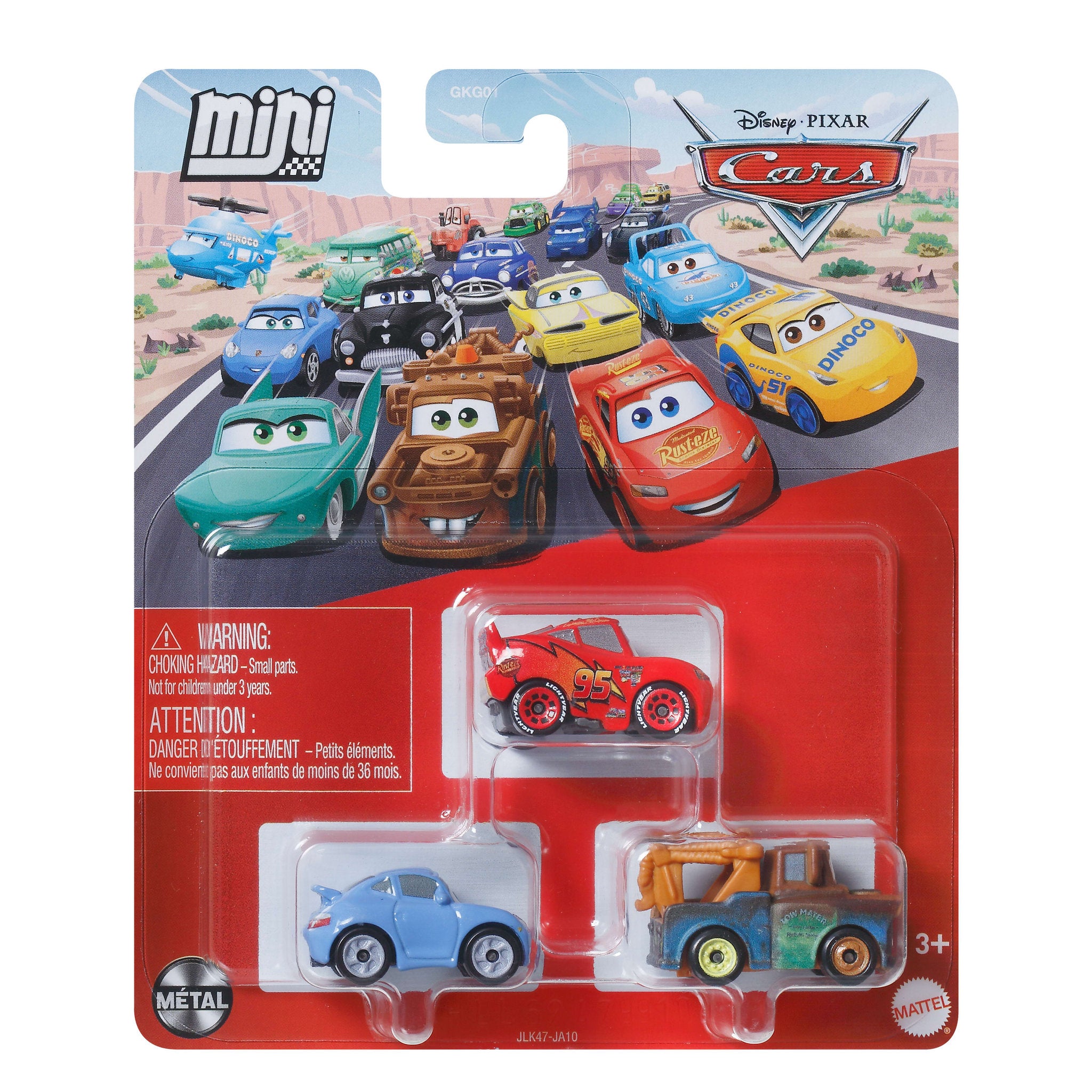 Disney Pixar Cars Mini Racers 3 Pack - DC Minis Best Buddies