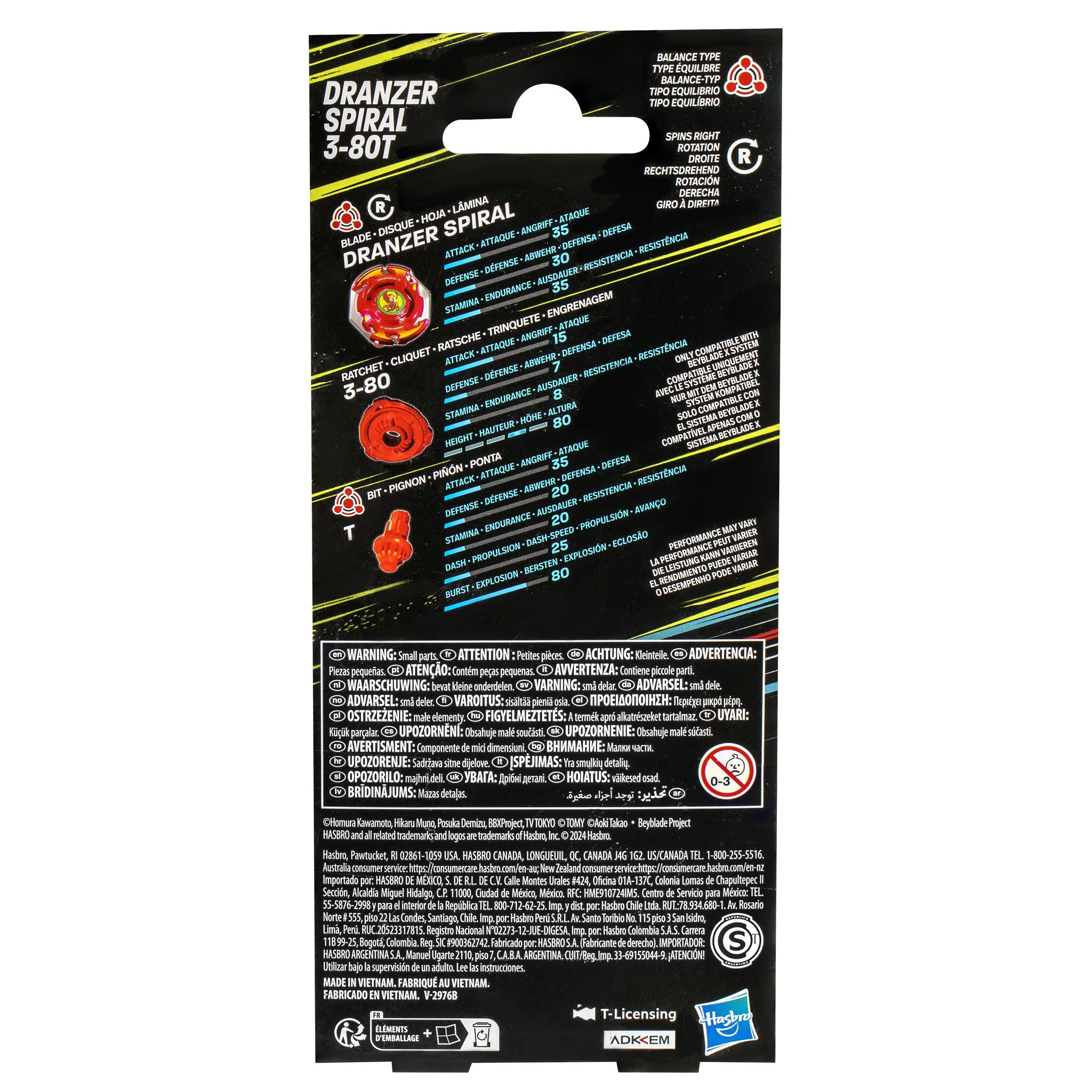 Beyblade X Dranzer Spiral 3-80T Anniversary X-Over Set - Red - Toyworld Australia