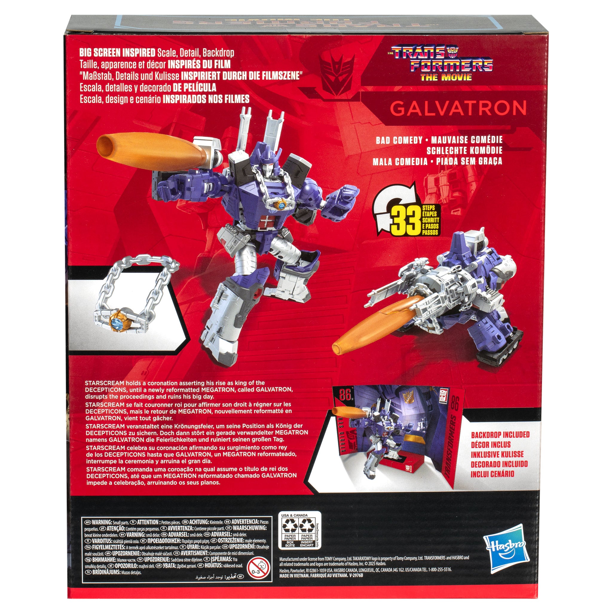 Transformers Studio Series Class '86 Action Figure - Galvatron