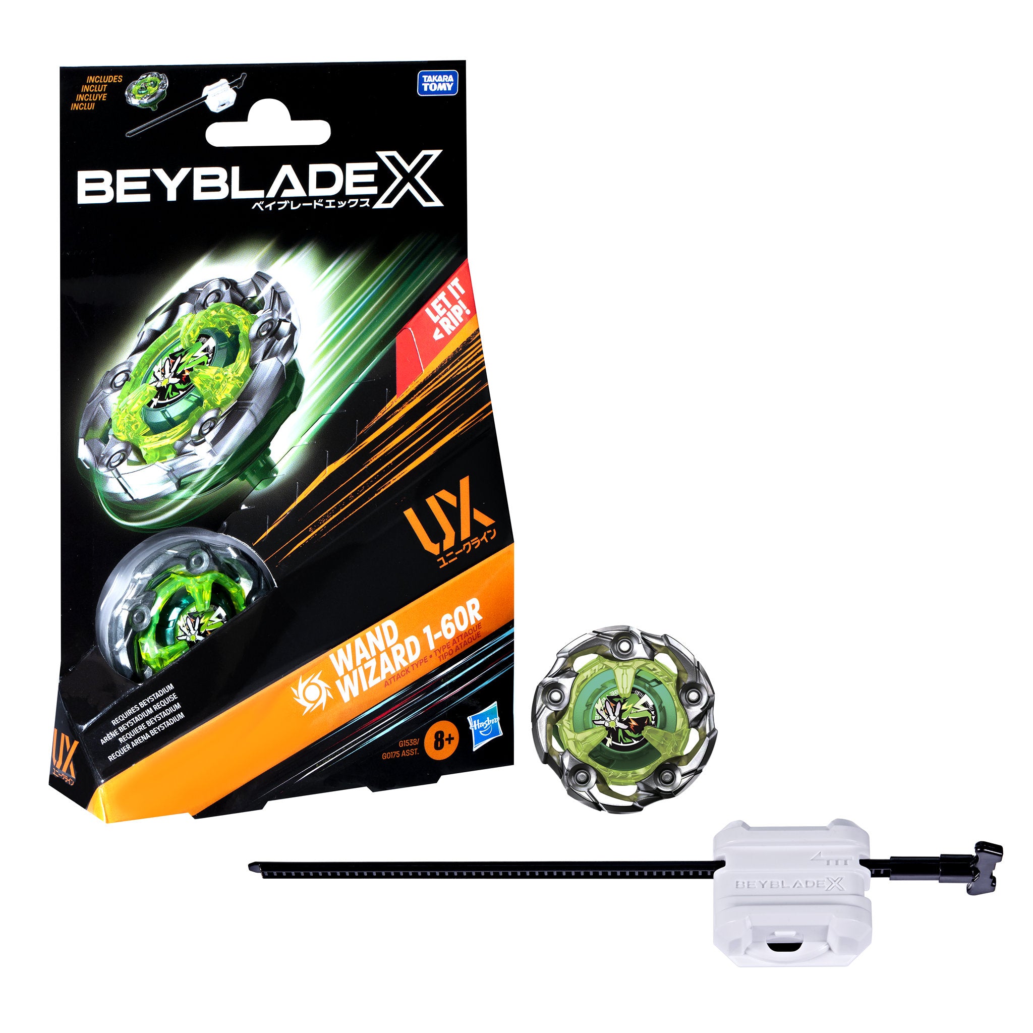 Beyblade X Wand Wizard 1-60UR UX Starter Pack