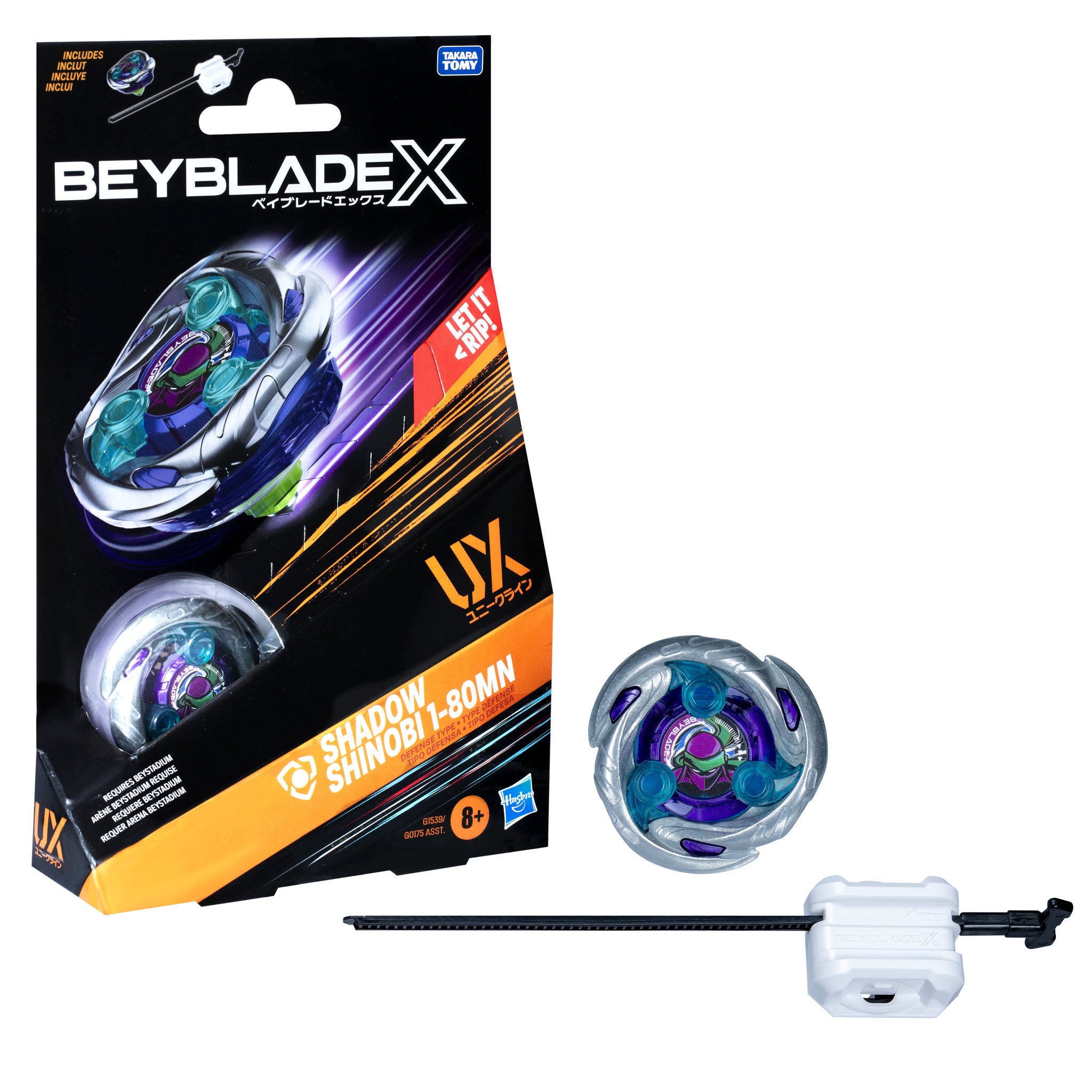 Beyblade X Shadow Shinobi 1-80MN UX Starter Pack