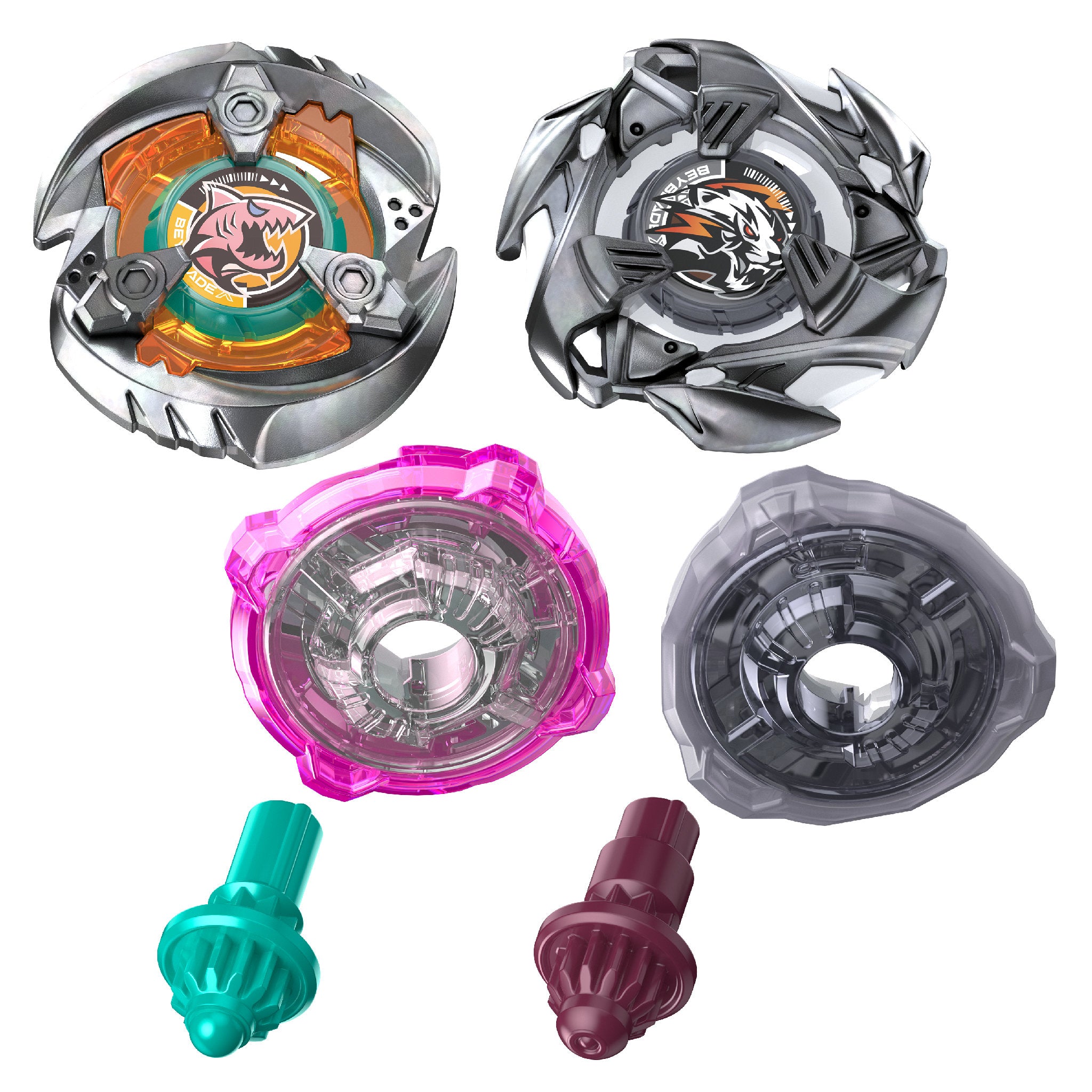 Beyblade X Dual Pack - Gill Shark 4-70O & Pearl Tiger 3-60U