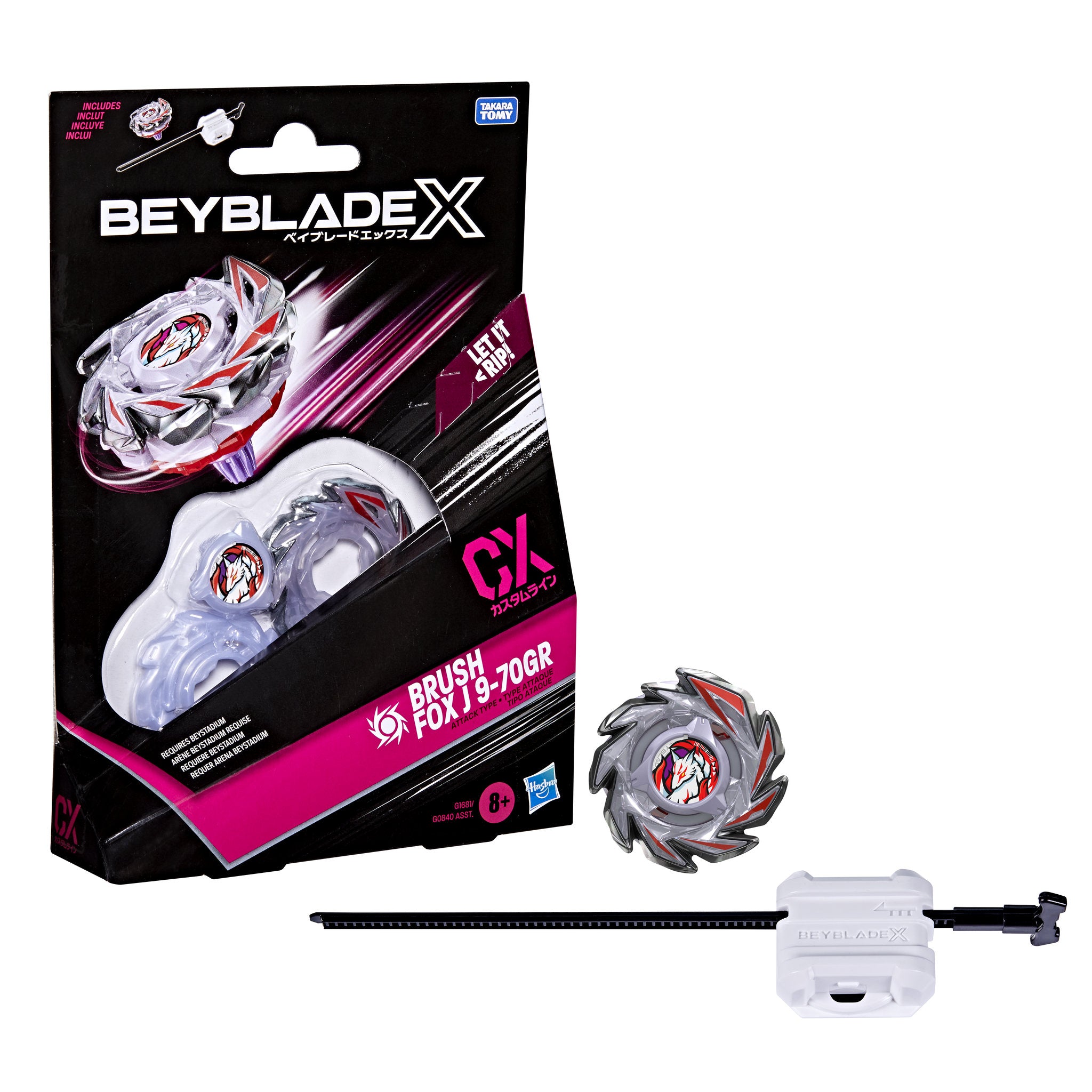 Beyblade X Brush Fox J 9-70GR CX Starter Pack