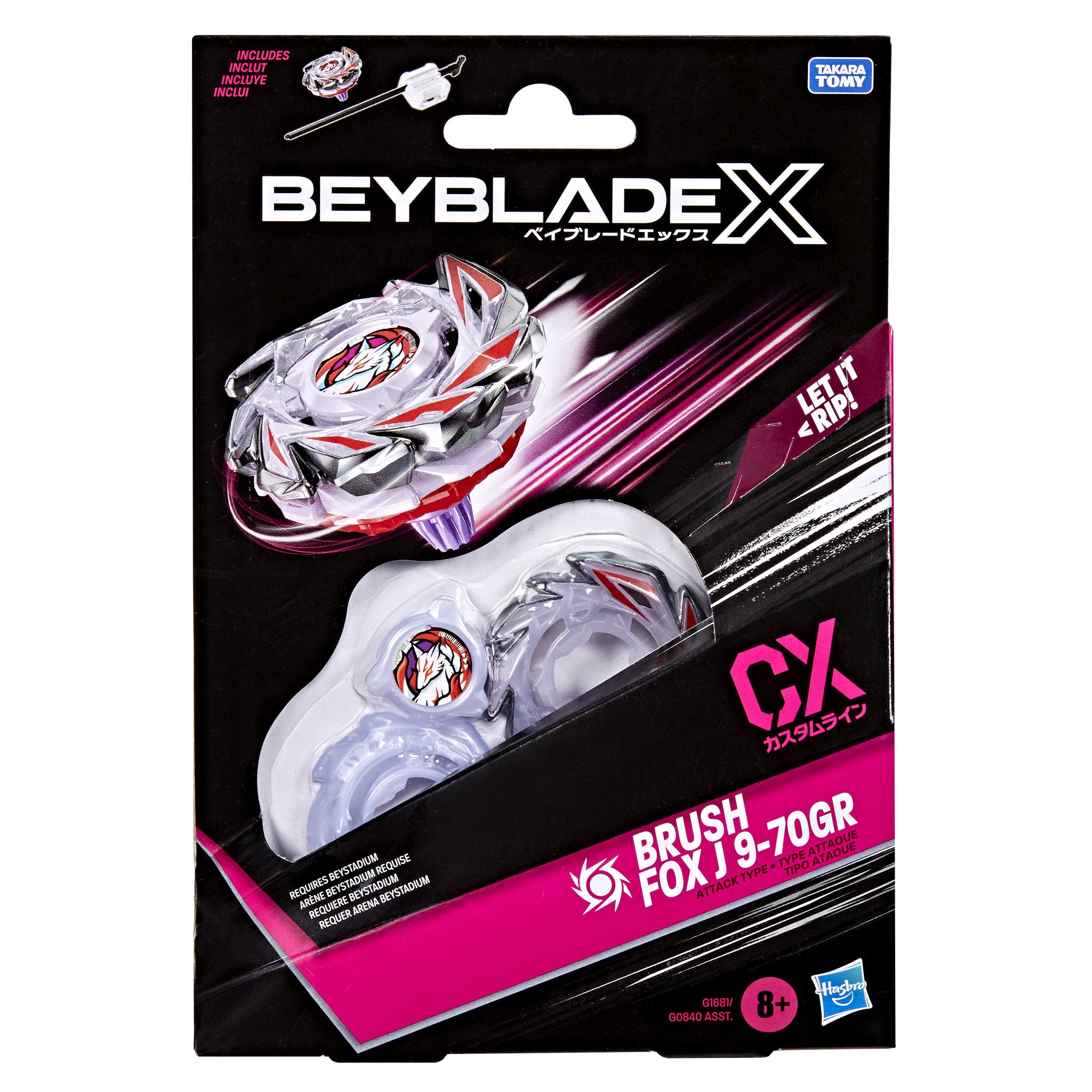 Beyblade X Brush Fox J 9-70GR CX Starter Pack